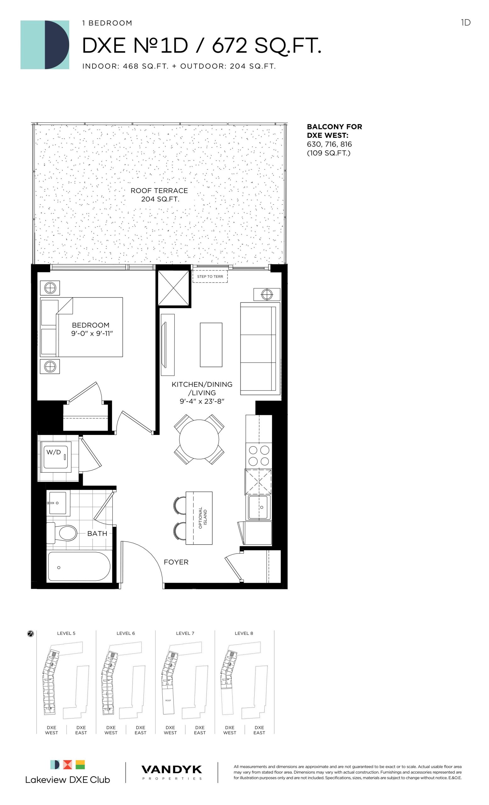 DXE No 1D floor plan