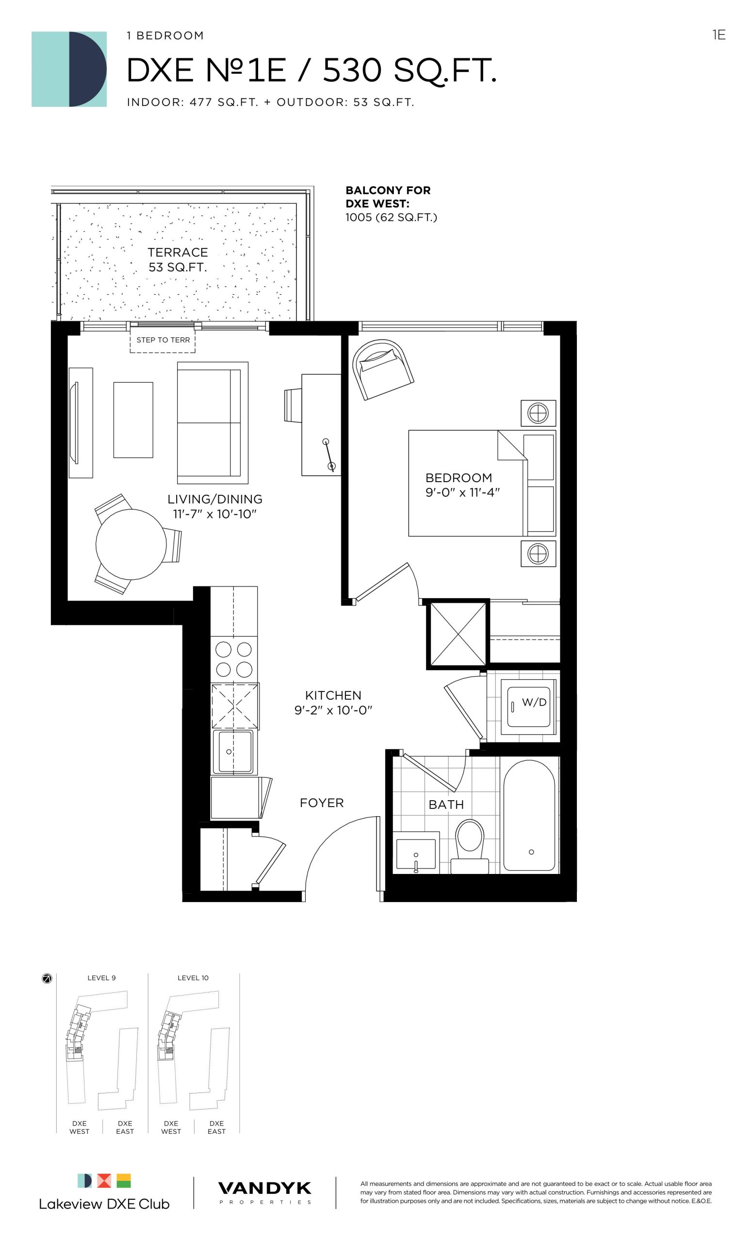 DXE No 1E floor plan