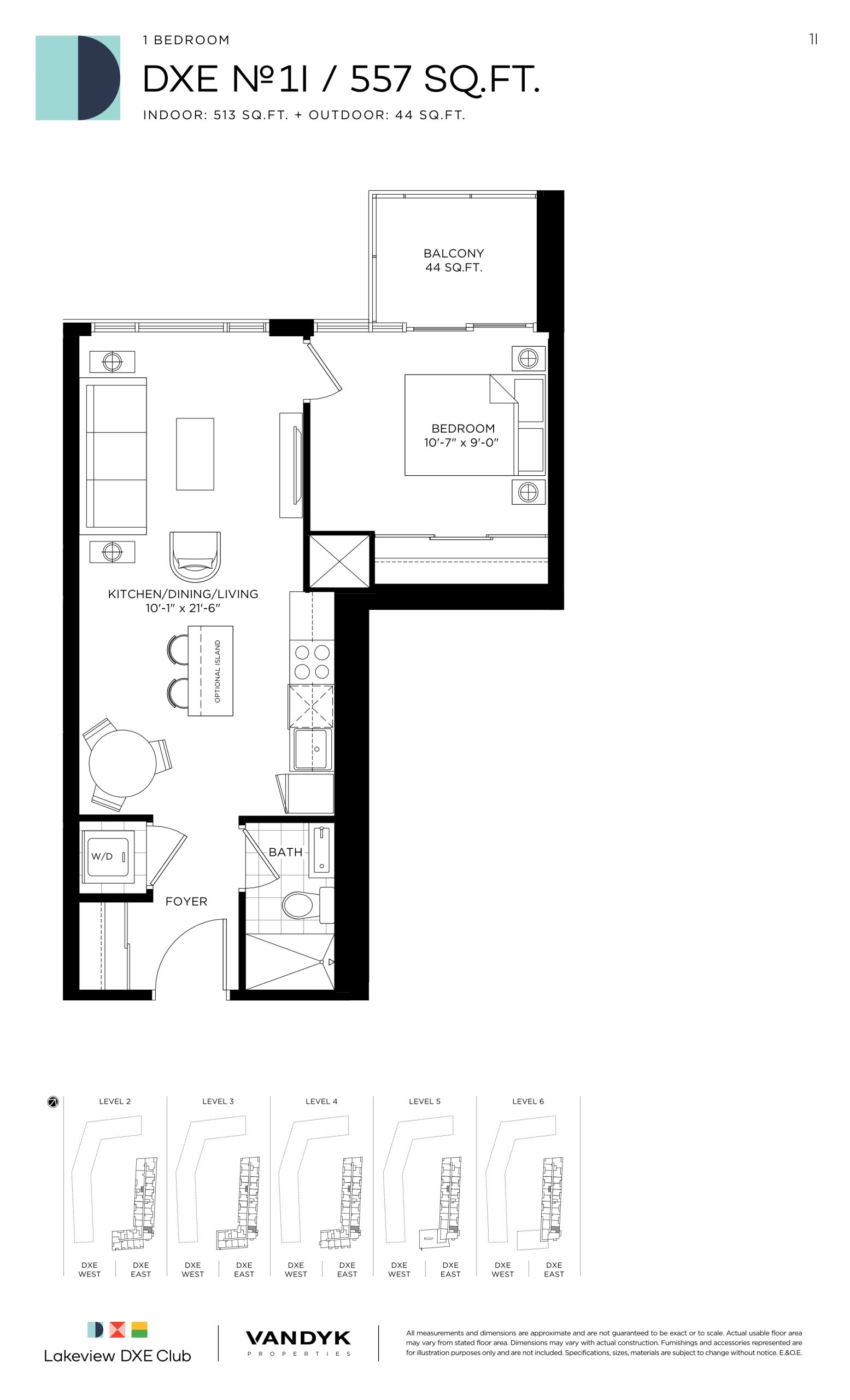DXE No 1I floor plan