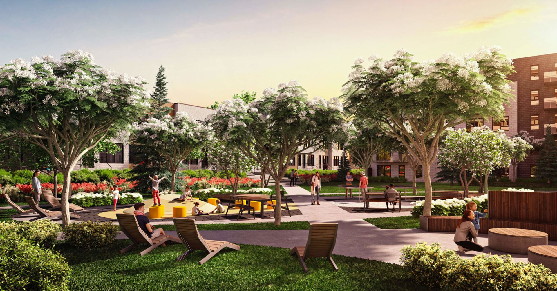 Les Cours Bellerive – Phase 1 in Montréal — rendering 13