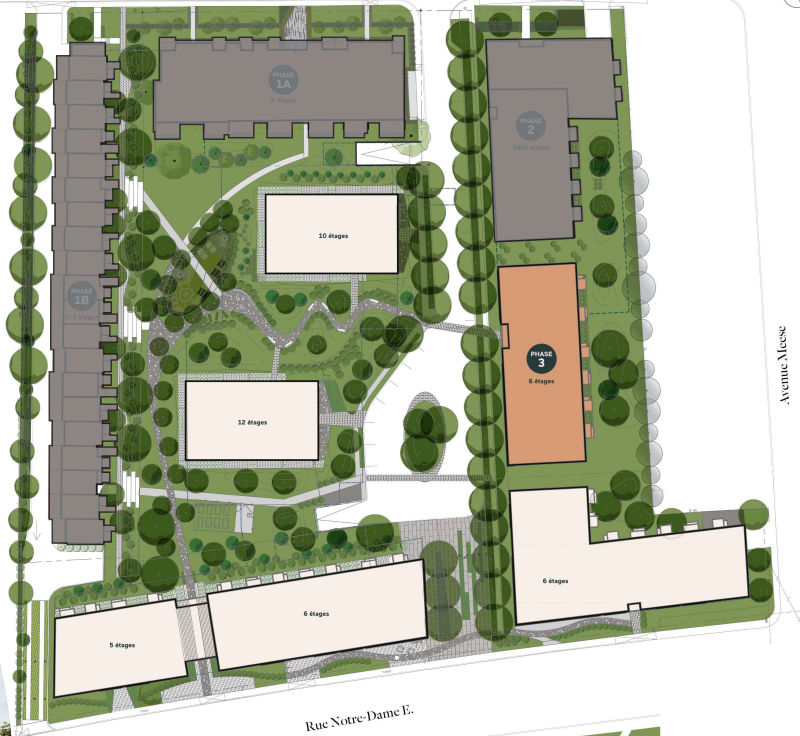 Les Cours Bellerive – Phase 3 in Montréal — rendering 12