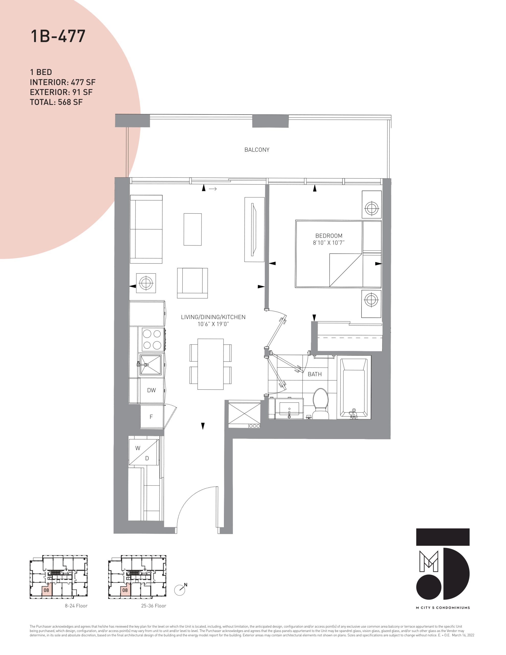 1B-477 floor plan