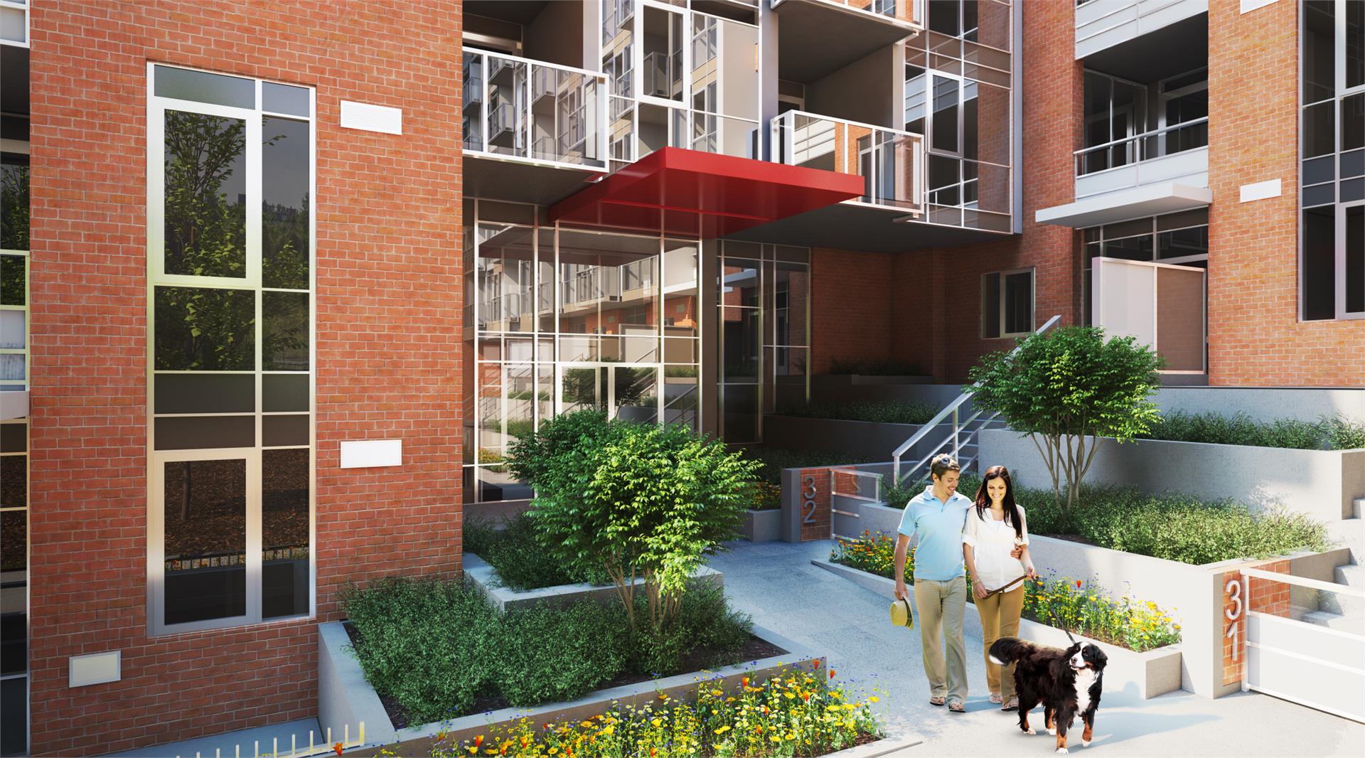 Radius Bridgeland in Calgary — rendering 2