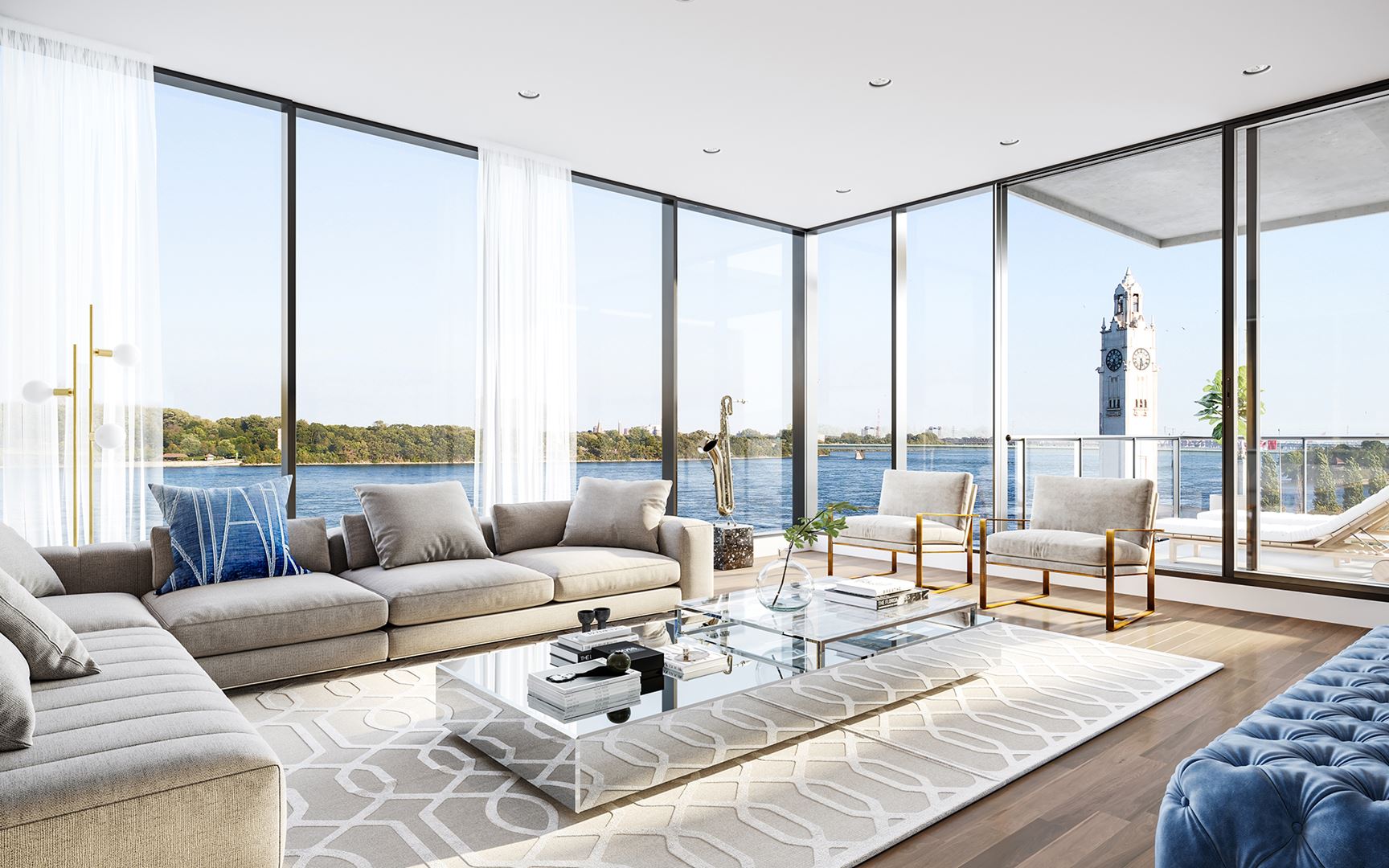 Sax sur le fleuve in Montréal — rendering 5
