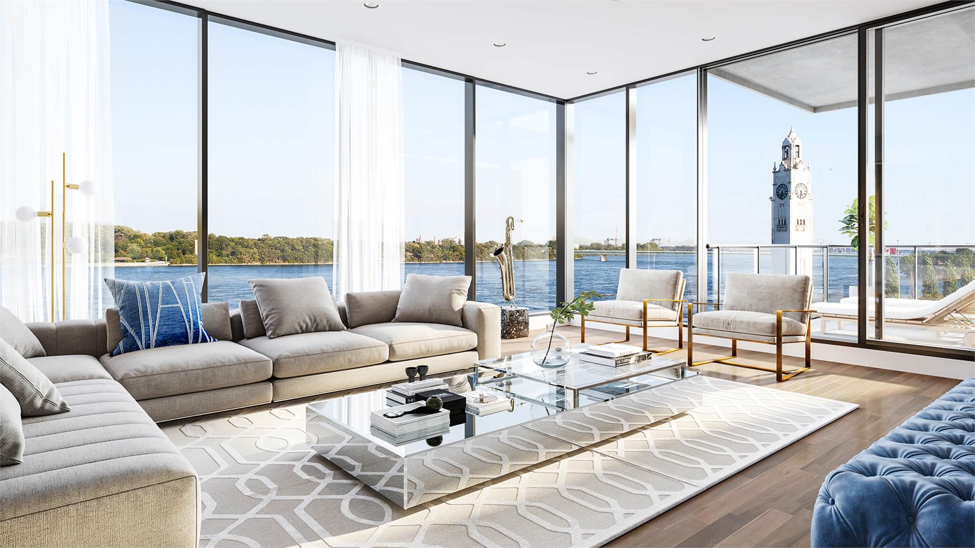 Sax sur le fleuve in Montréal — rendering 8