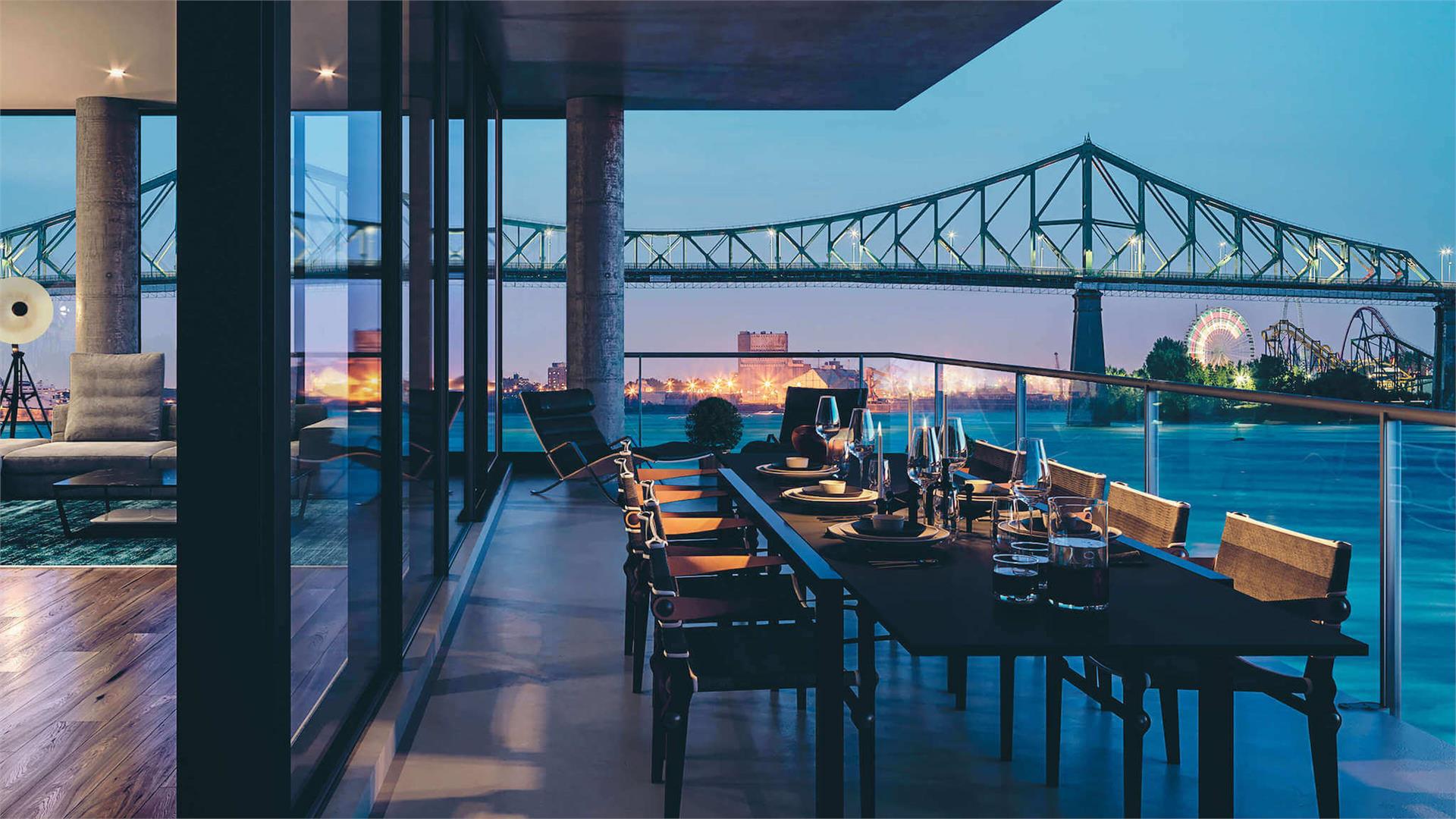 Sax sur le fleuve in Montréal — rendering 13