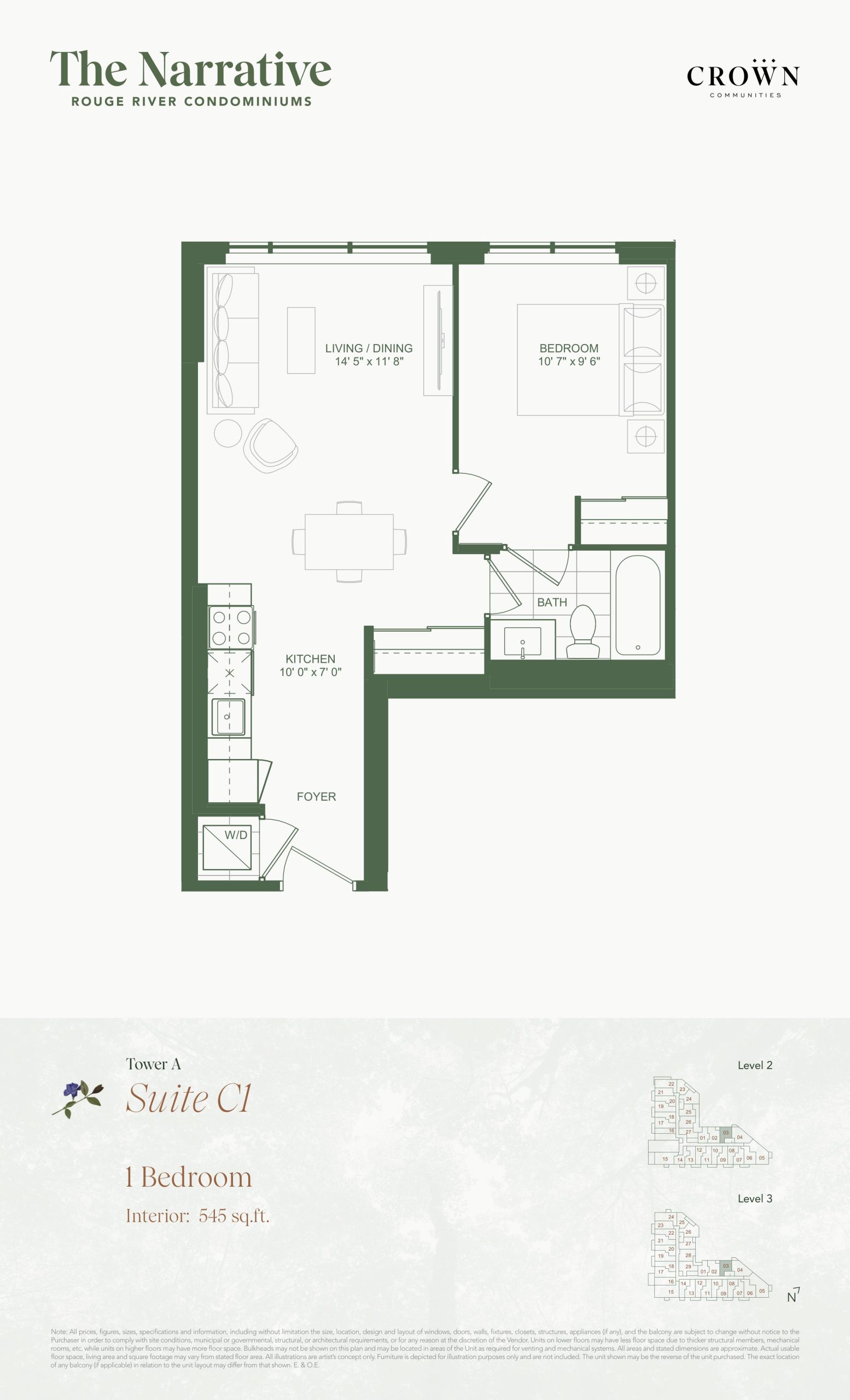 Suite C1 (Tower A) floor plan