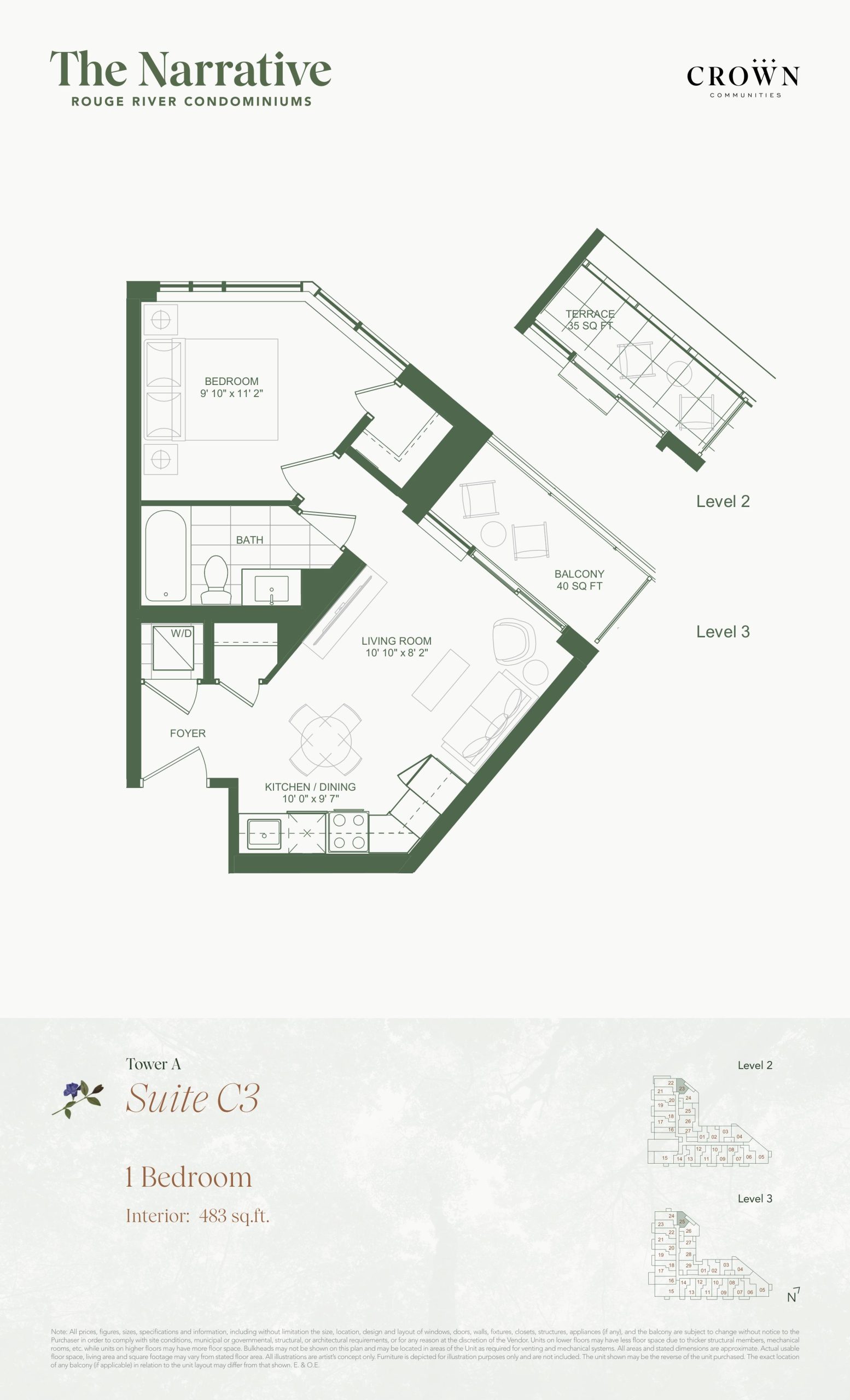 Suite C3 (Tower A) floor plan