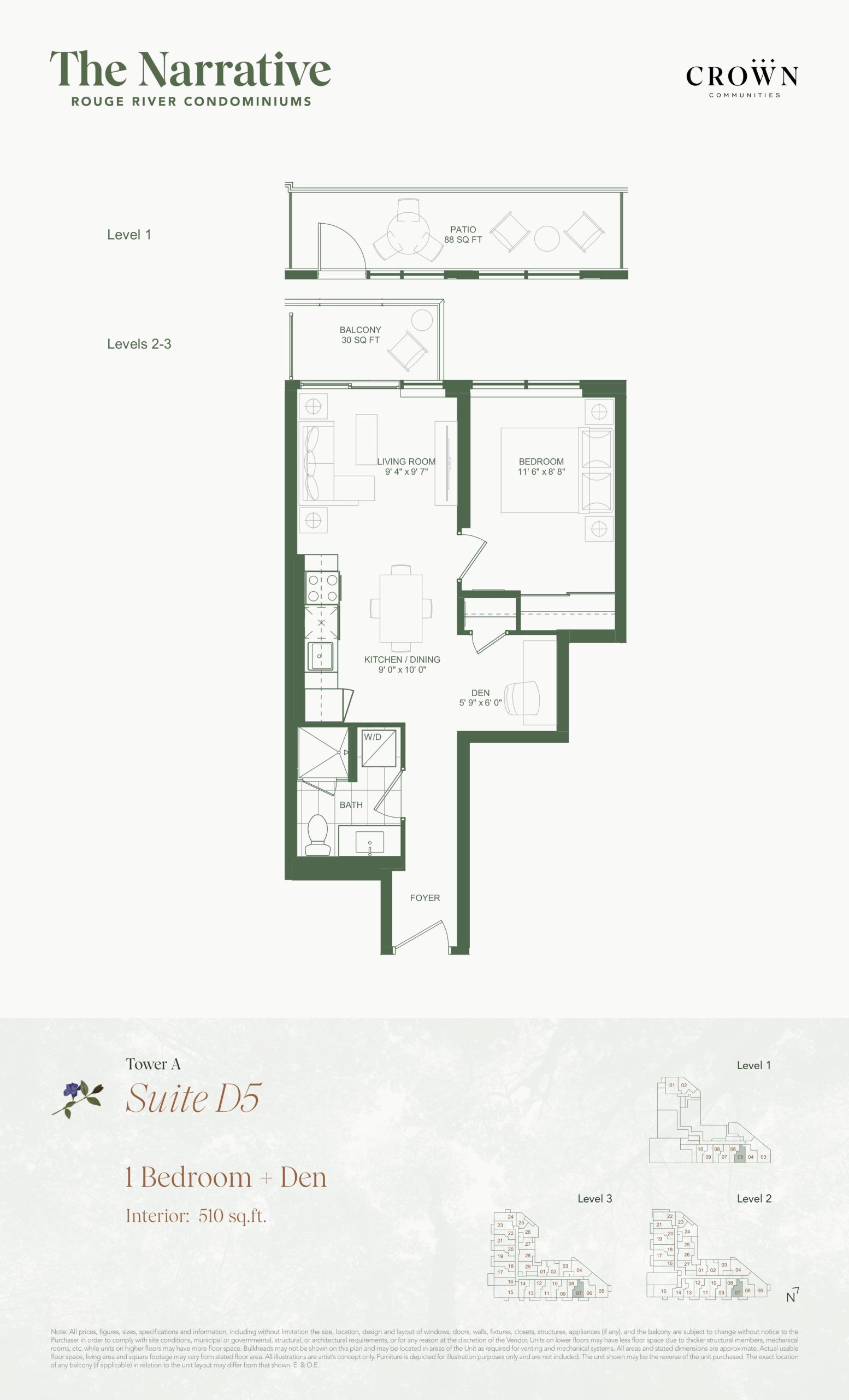 Suite D5 (Tower A) floor plan