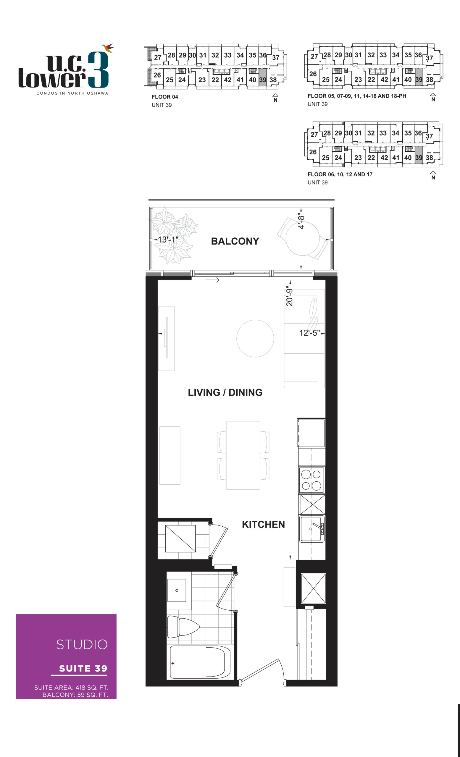 Suite 39 floor plan