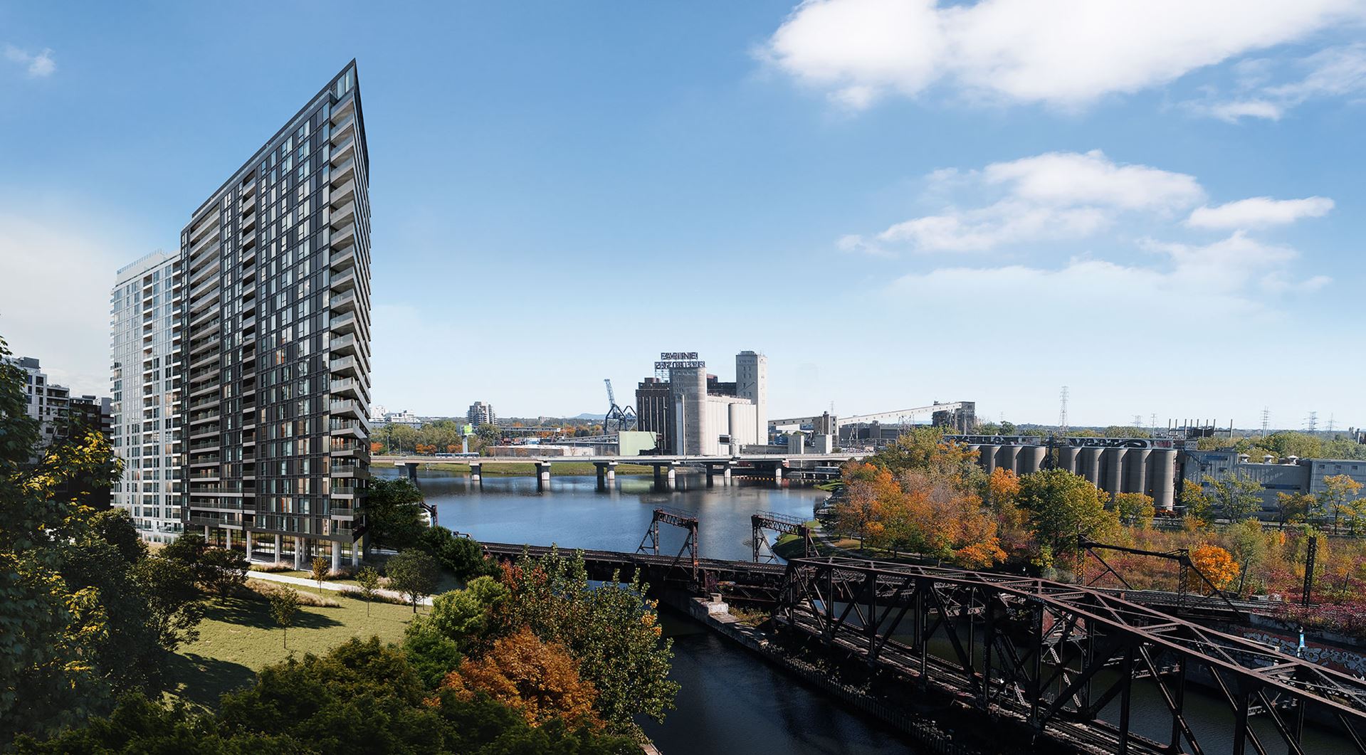 Wellington sur le Bassin in Montréal — rendering 2