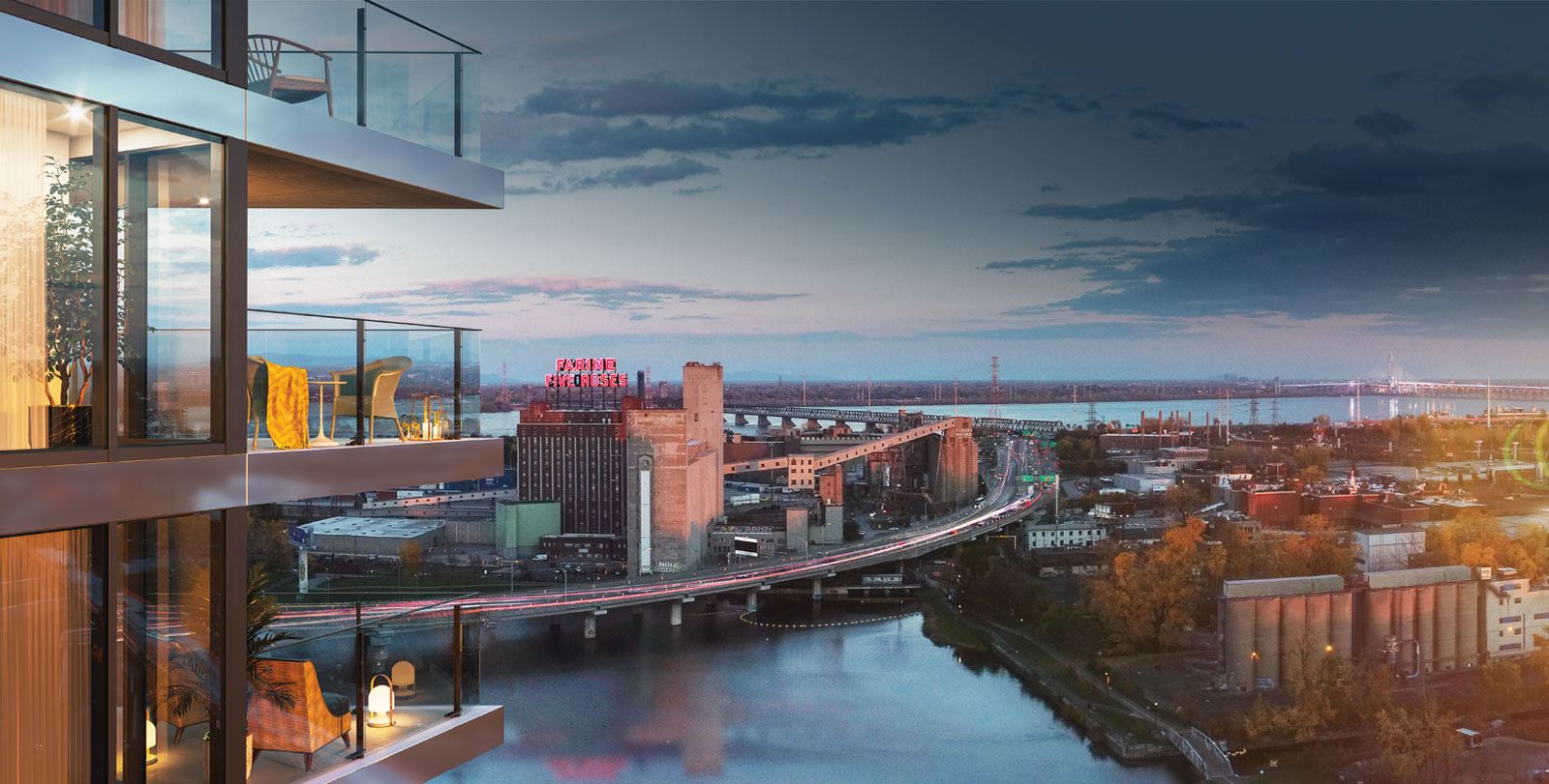 Wellington sur le Bassin in Montréal — rendering 3