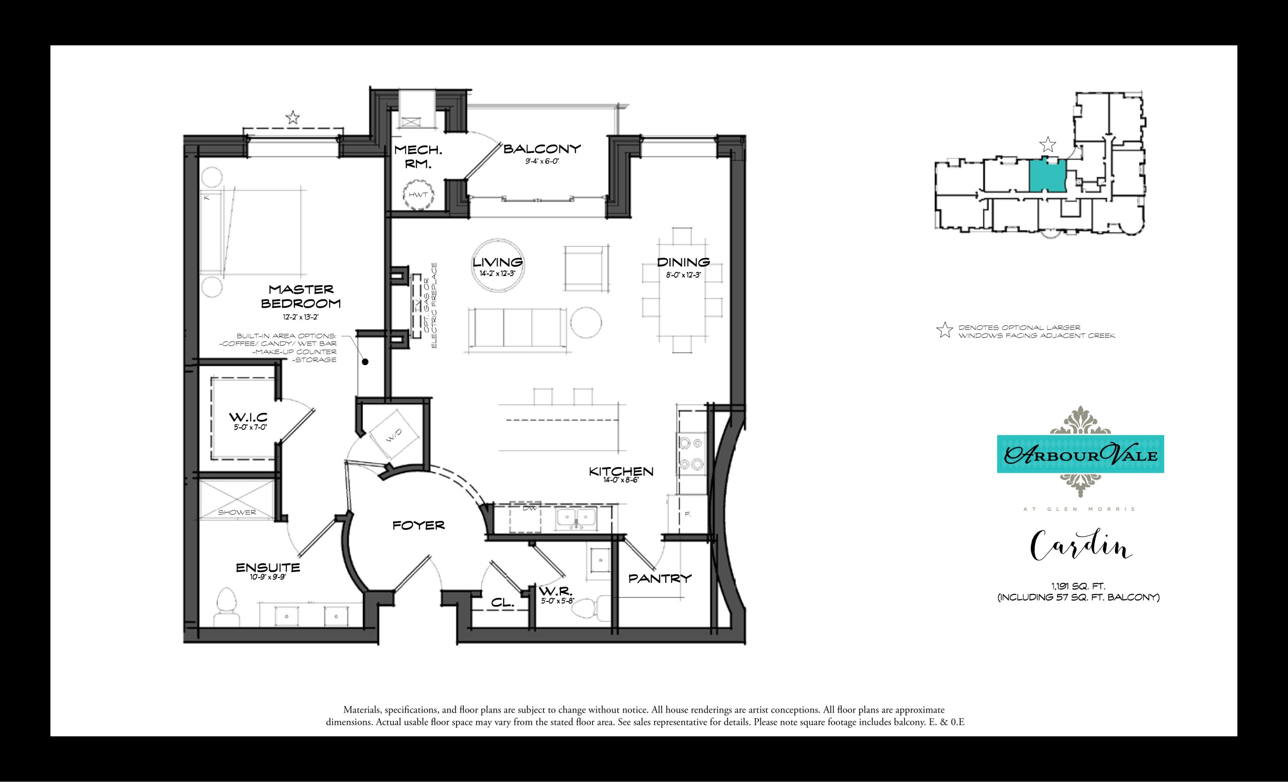 Cardin floor plan