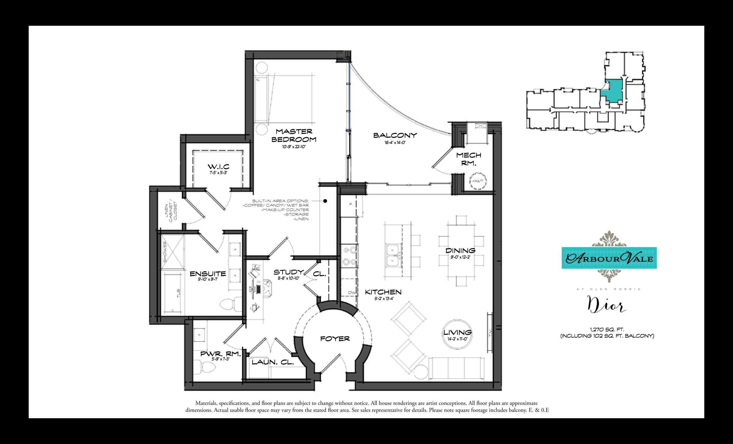 Dior floor plan