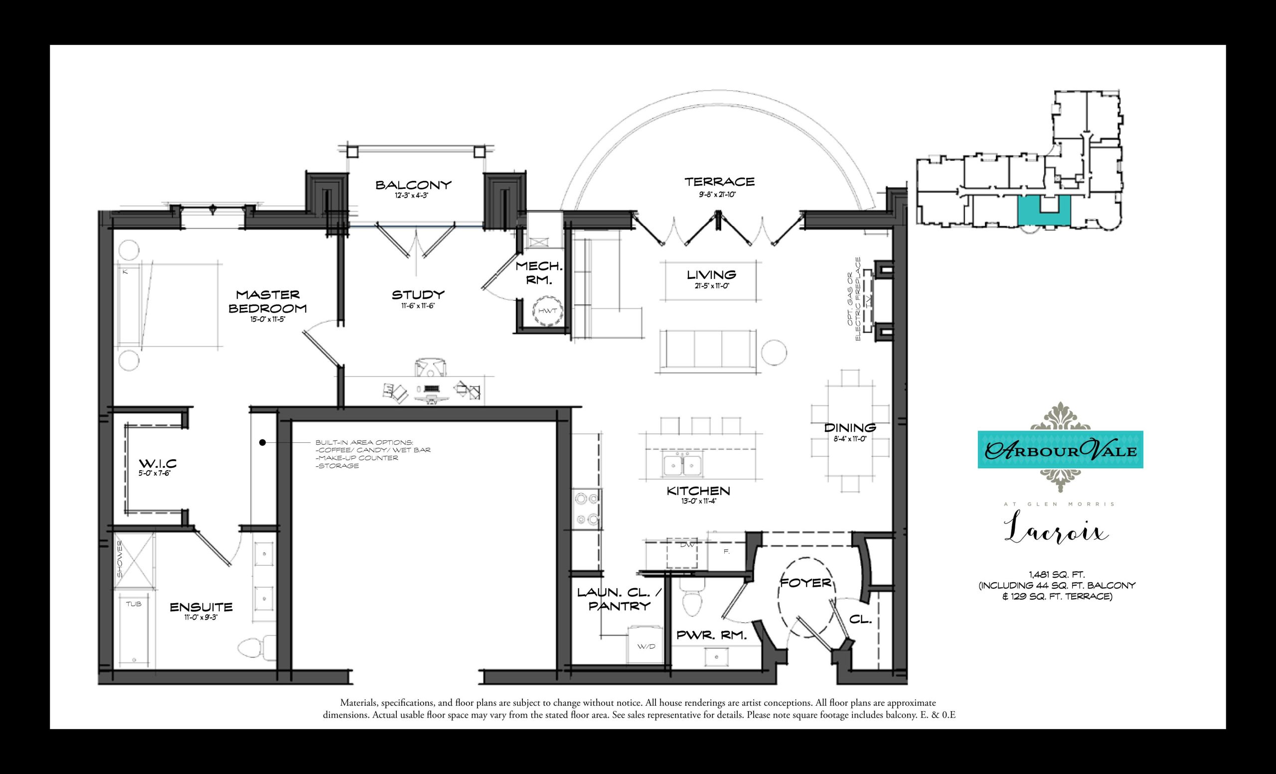 Lacroix floor plan