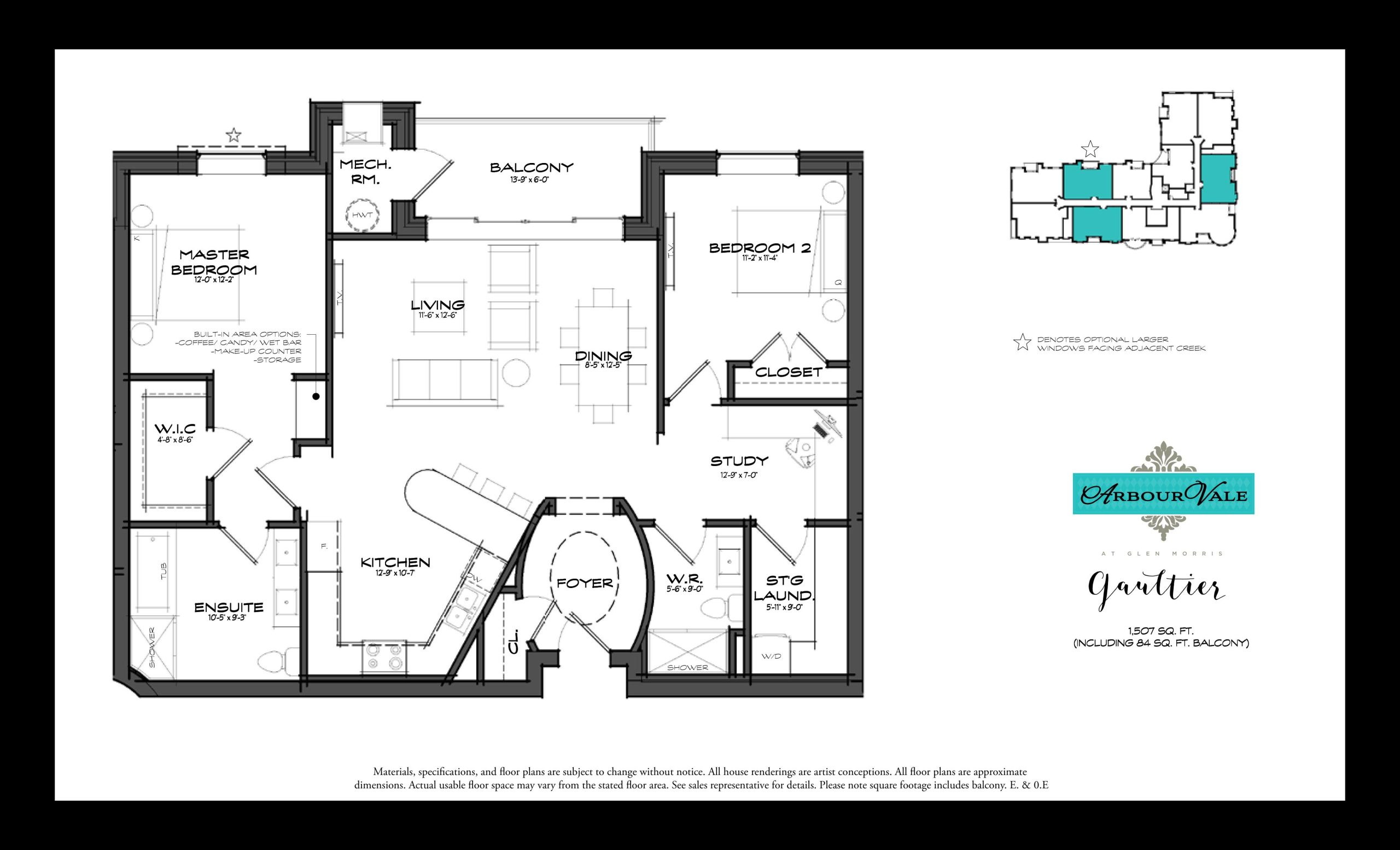 Gaultier floor plan