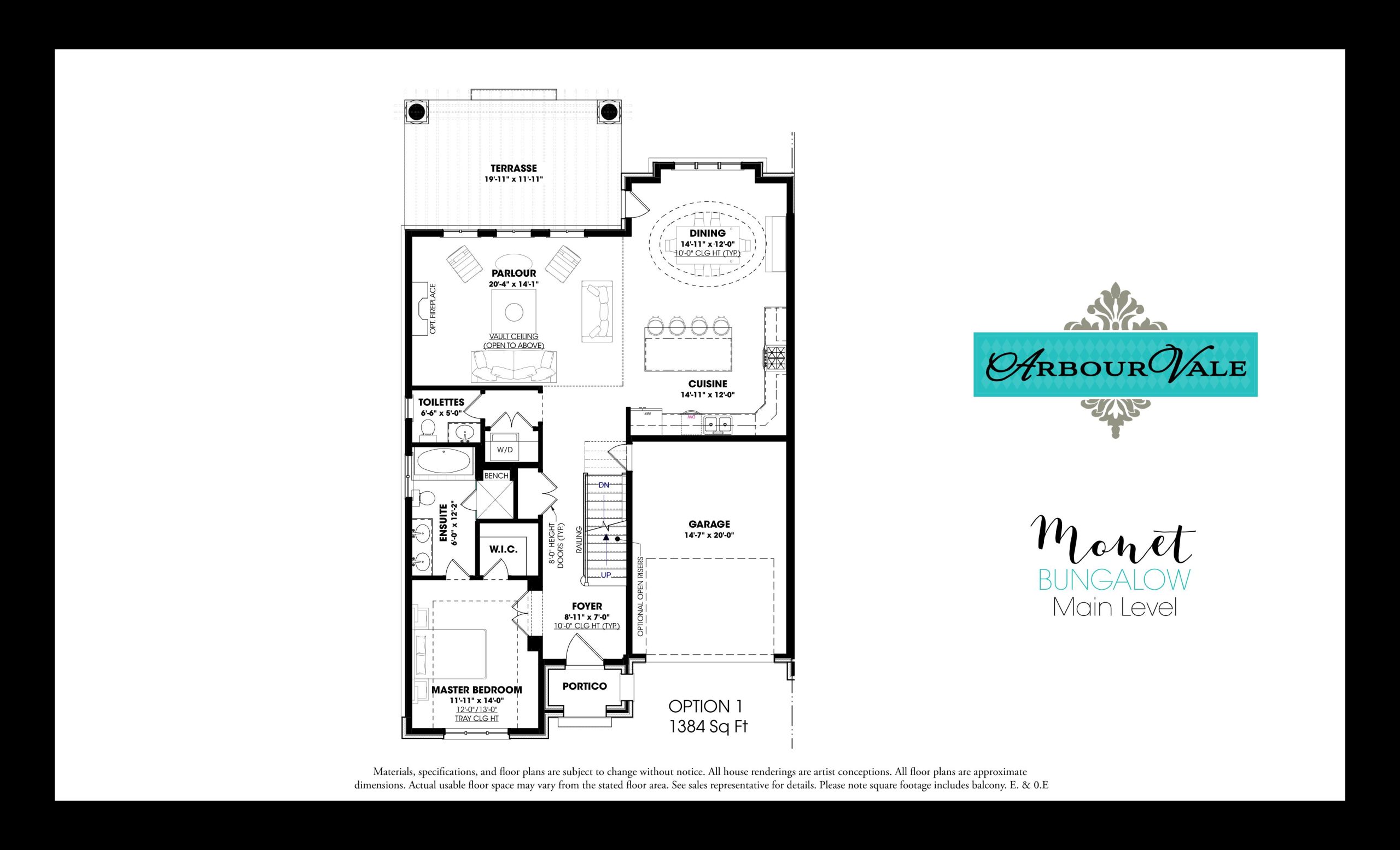 Monet floor plan