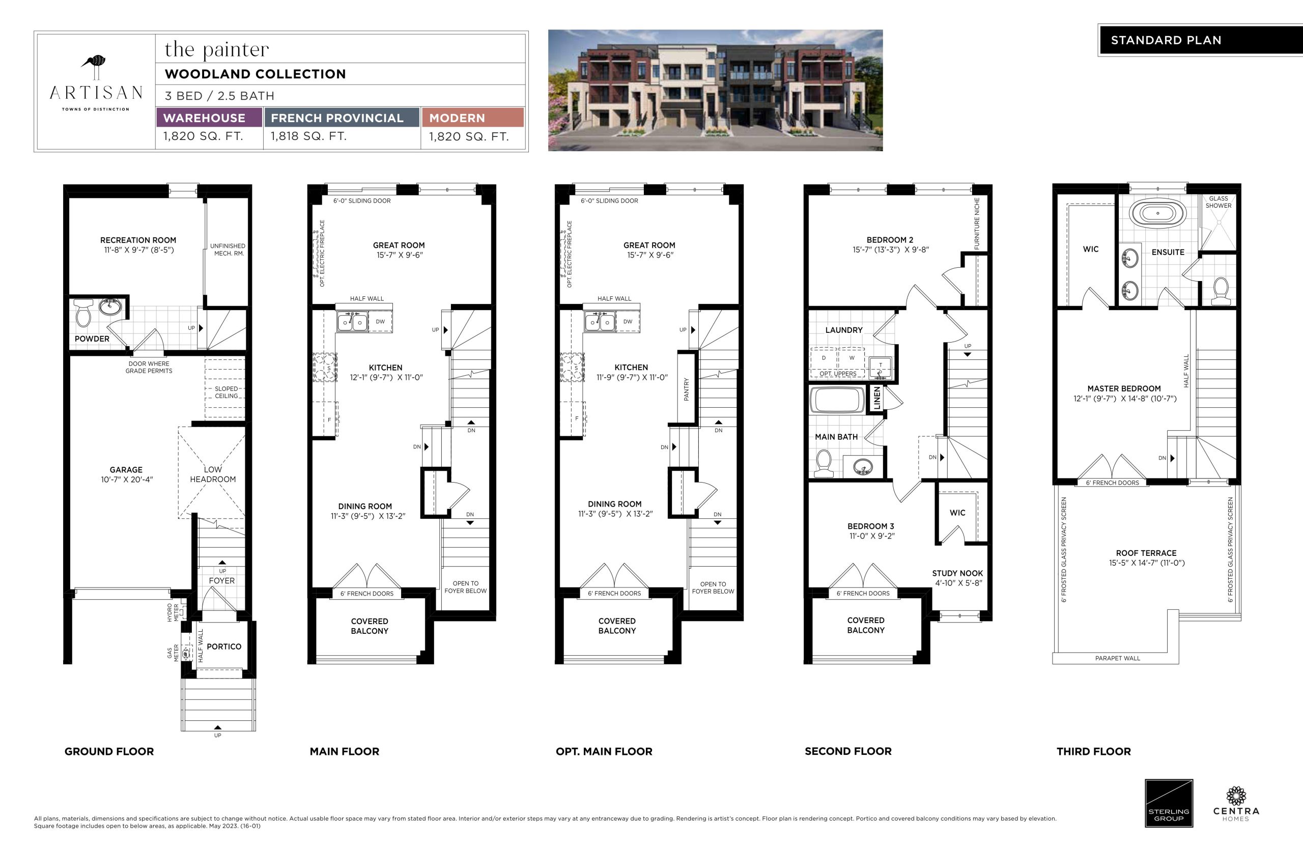 The Painter floor plan