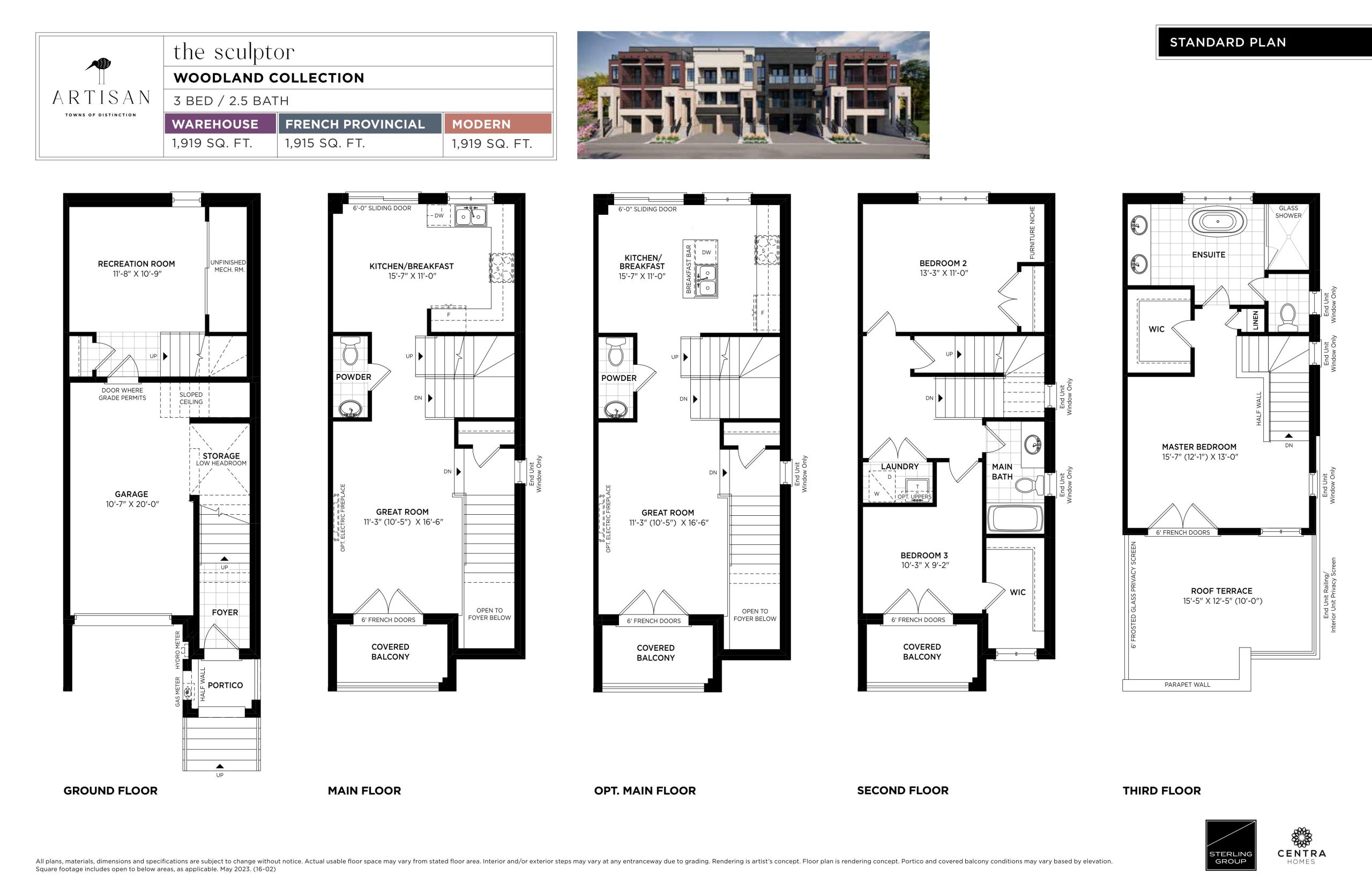 The Sculptor floor plan