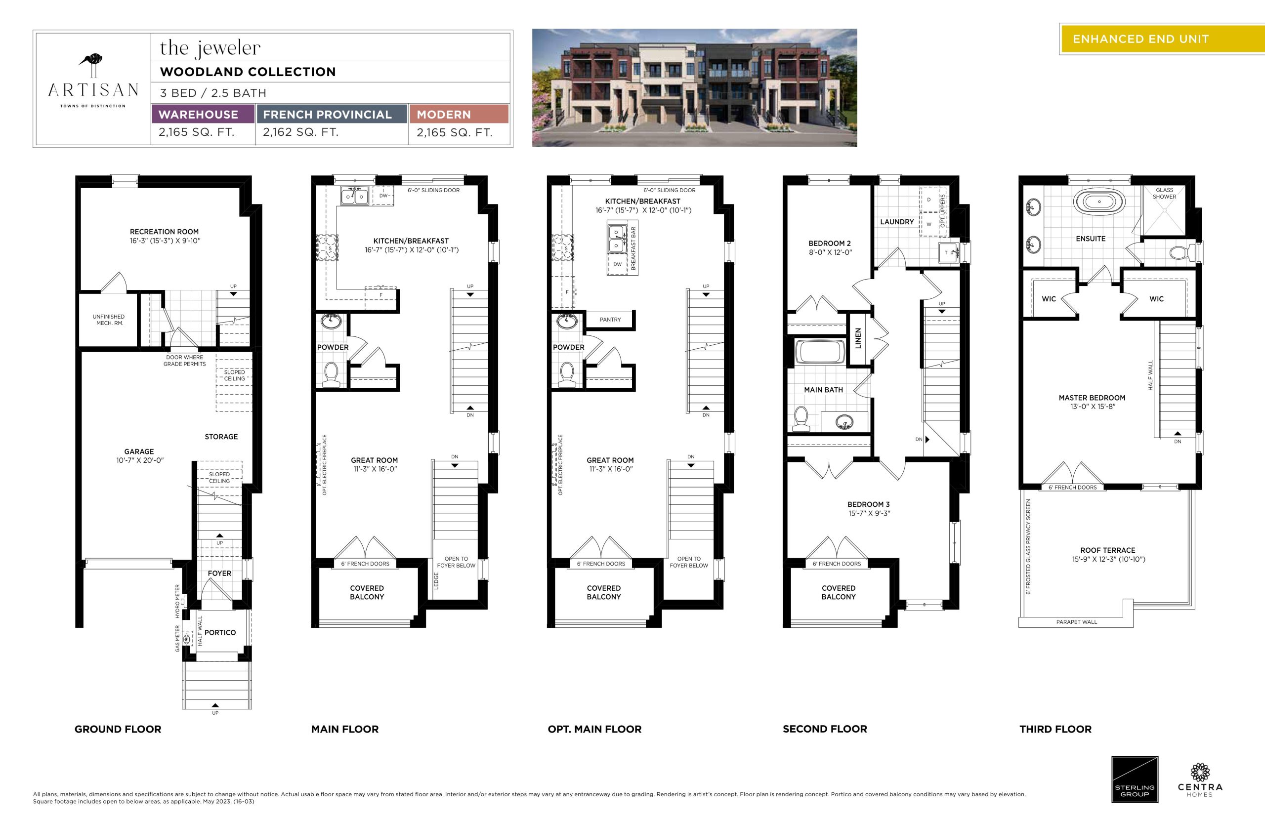The Jeweler (Enhanced End Unit) floor plan