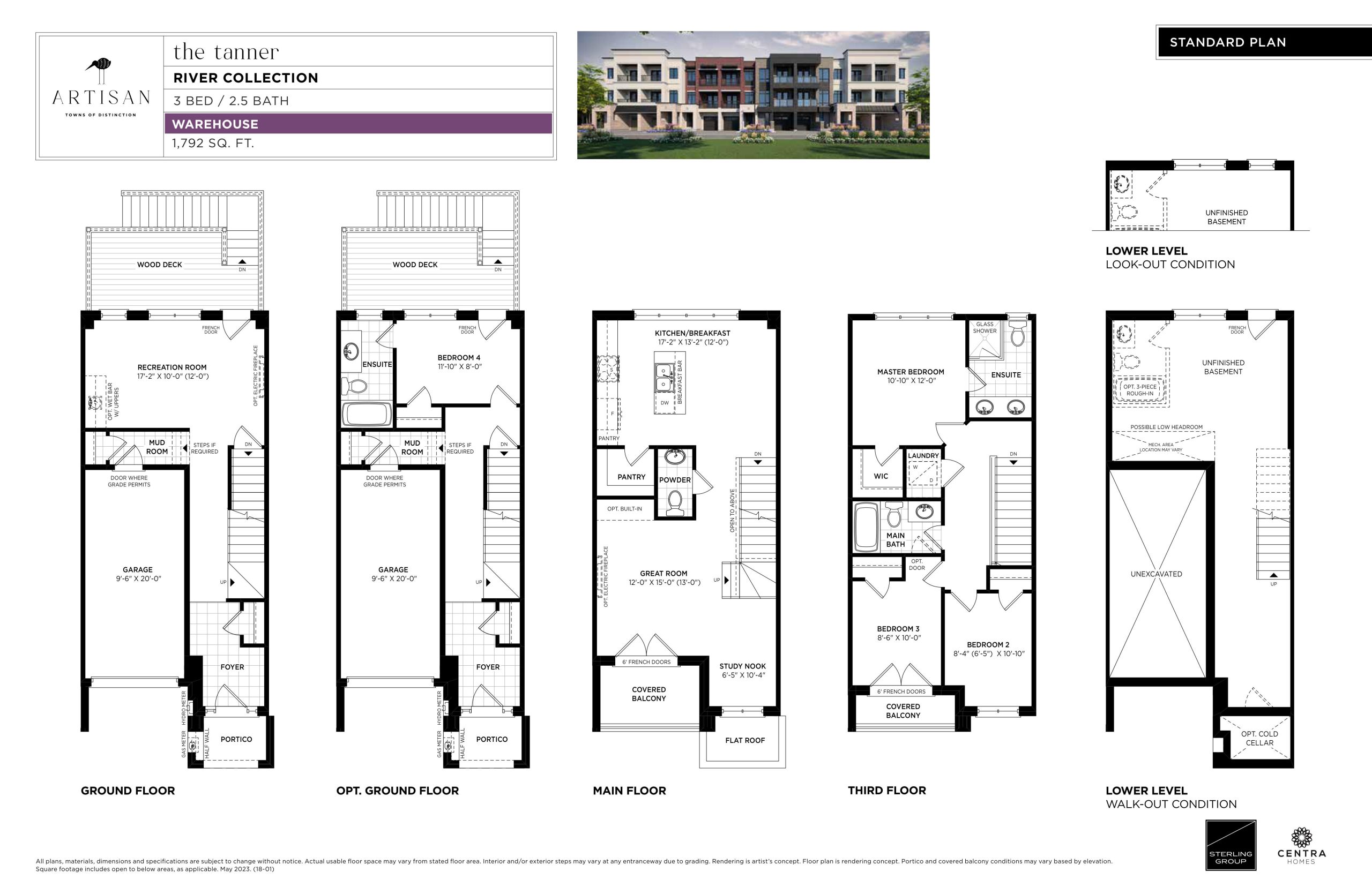 The Tanner floor plan