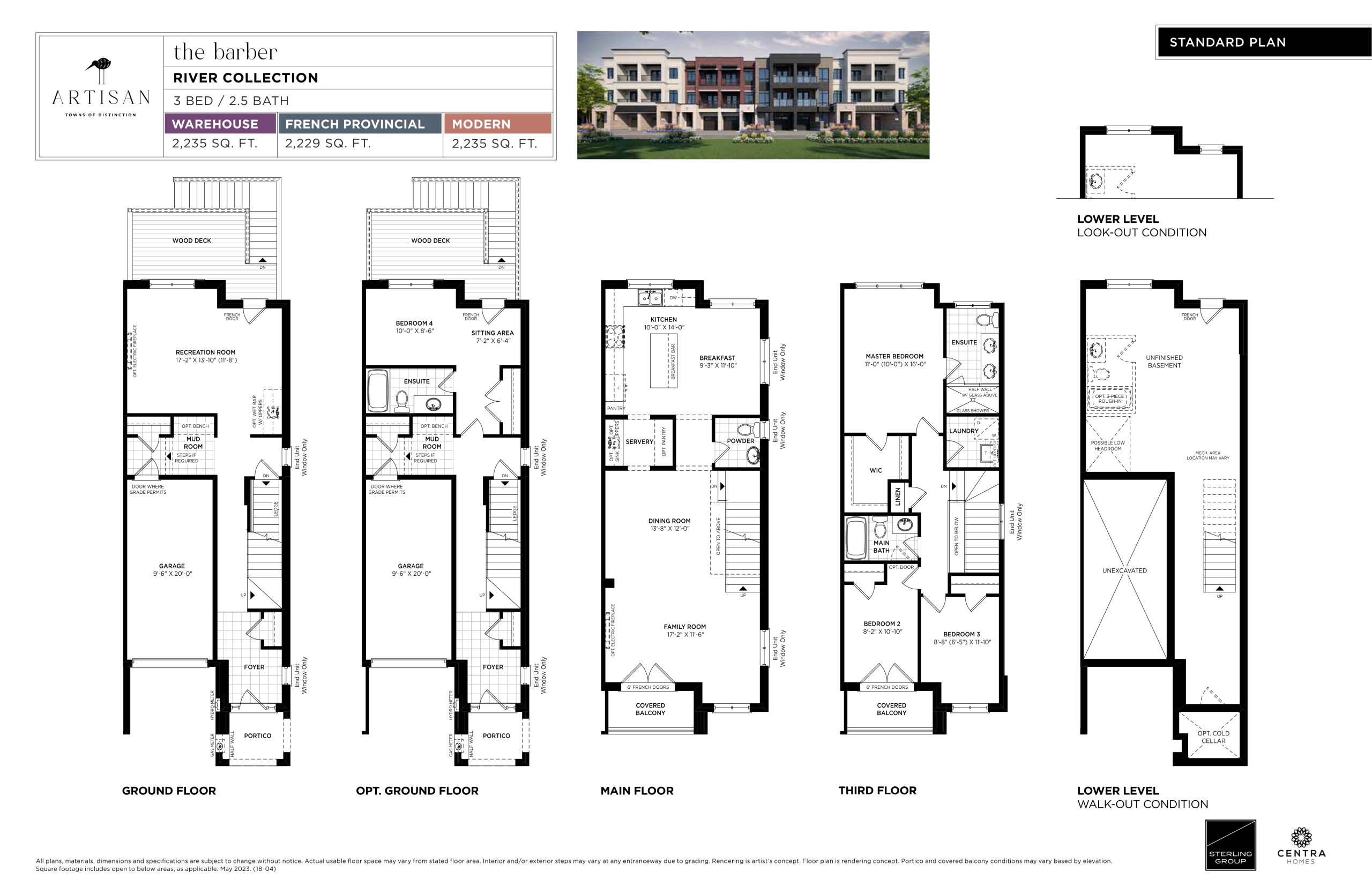The Barber (Standard) floor plan