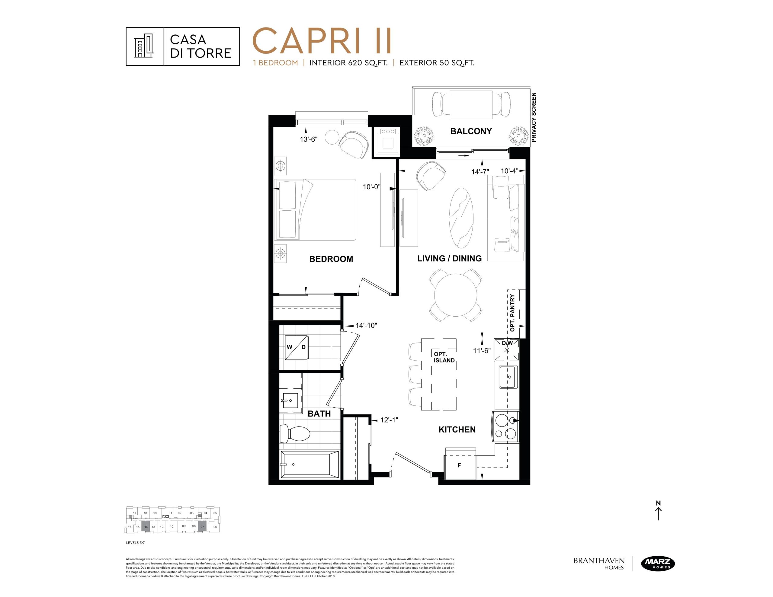 Capri II floor plan