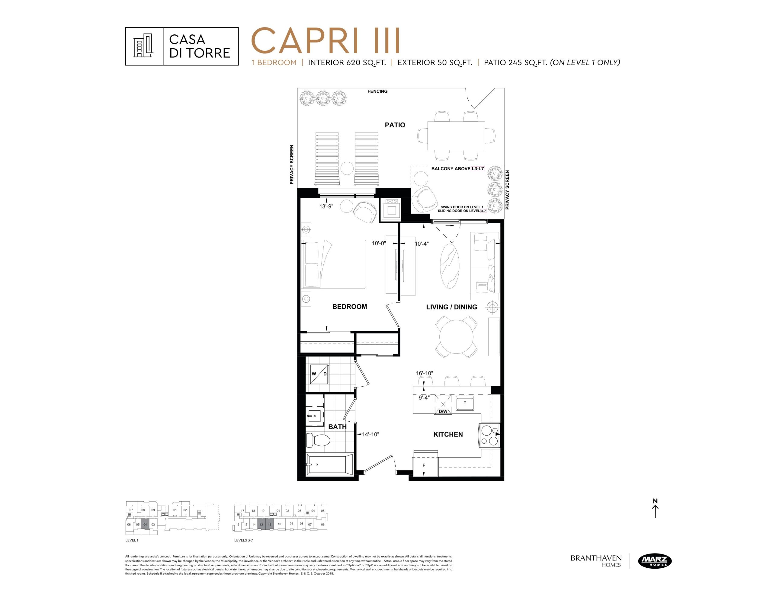 Capri III floor plan