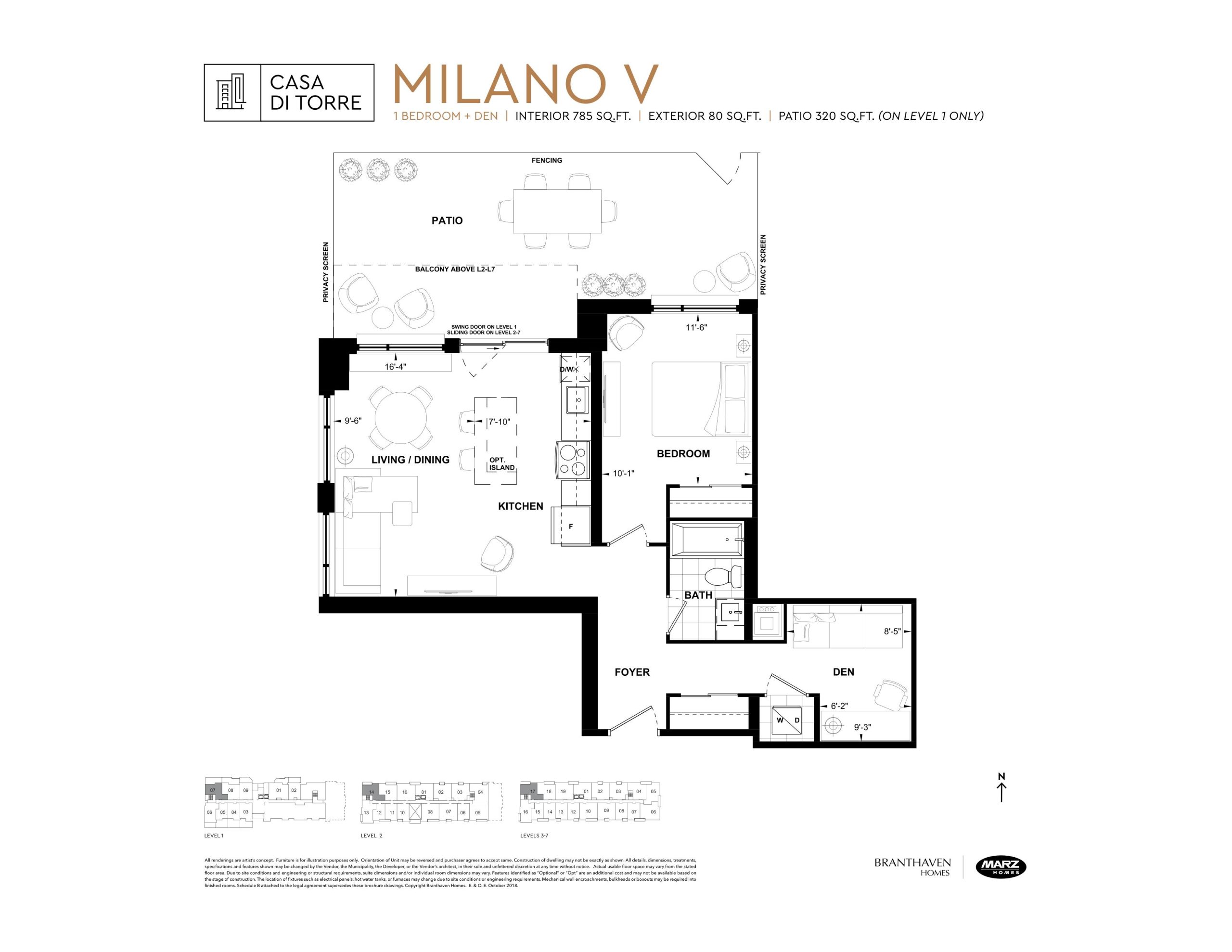 Milano V floor plan
