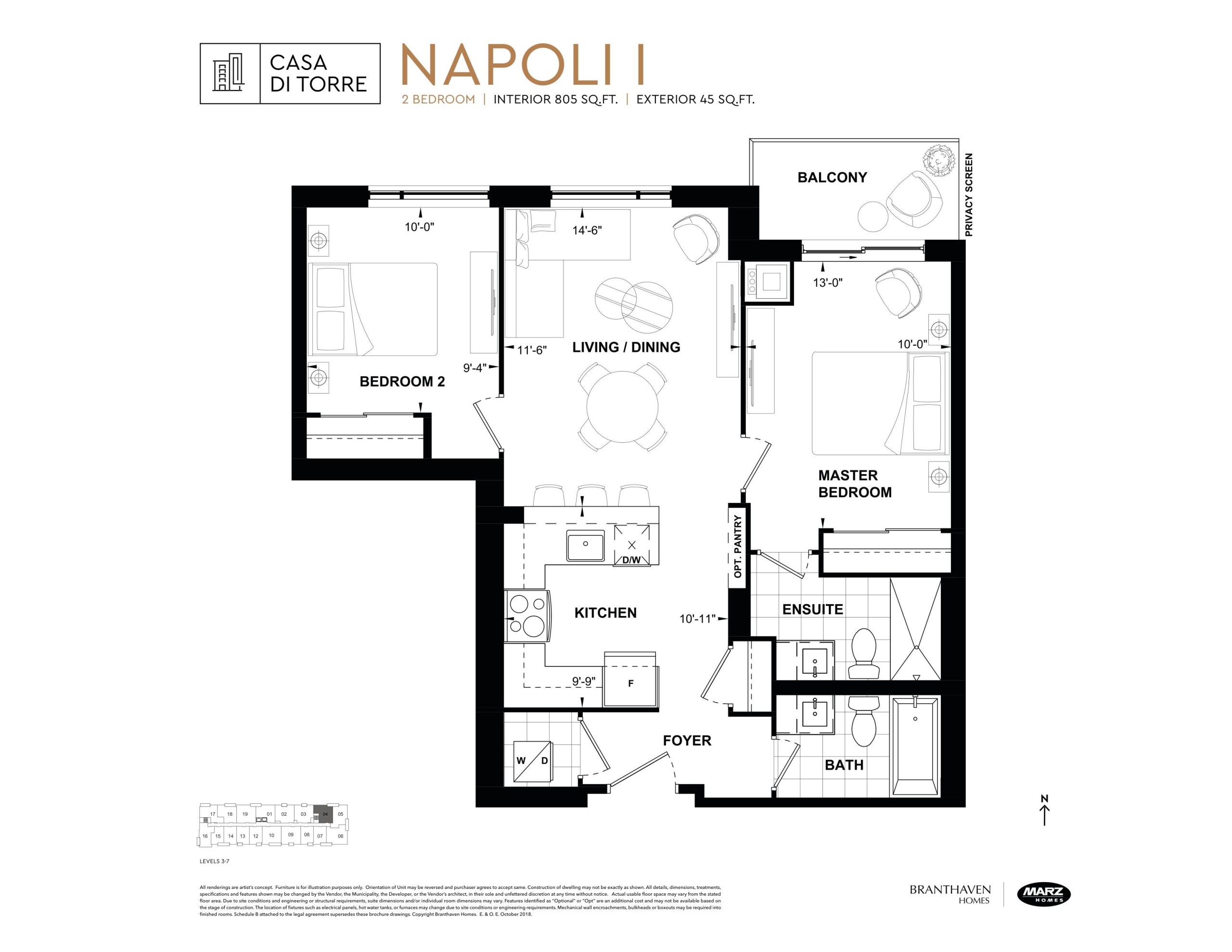 Napoli I floor plan
