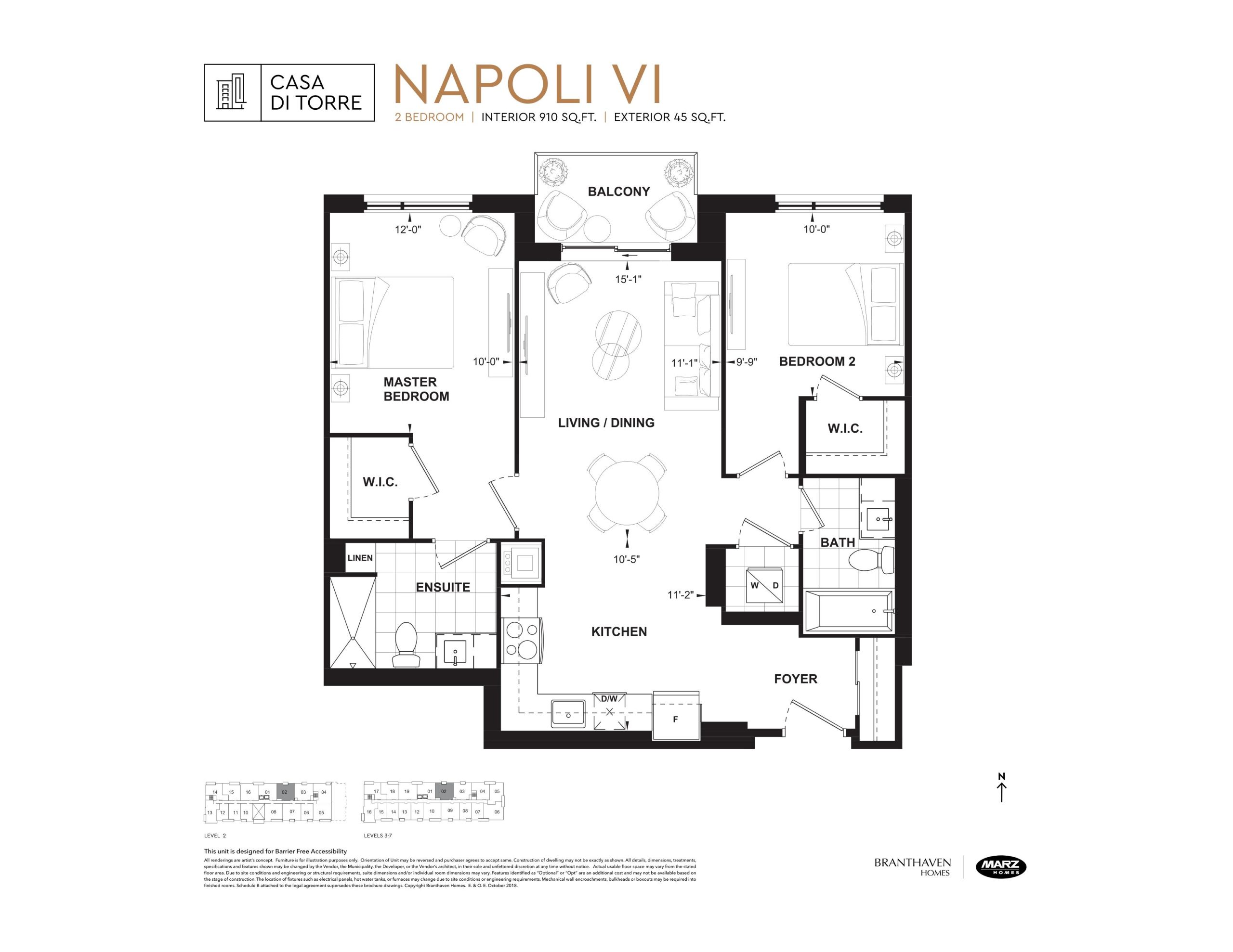 Napoli VI floor plan