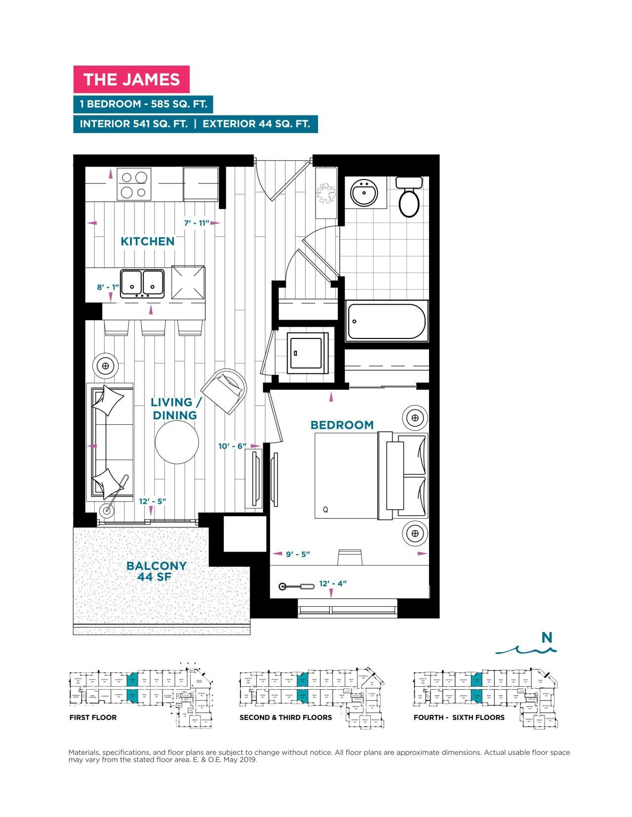 The James floor plan