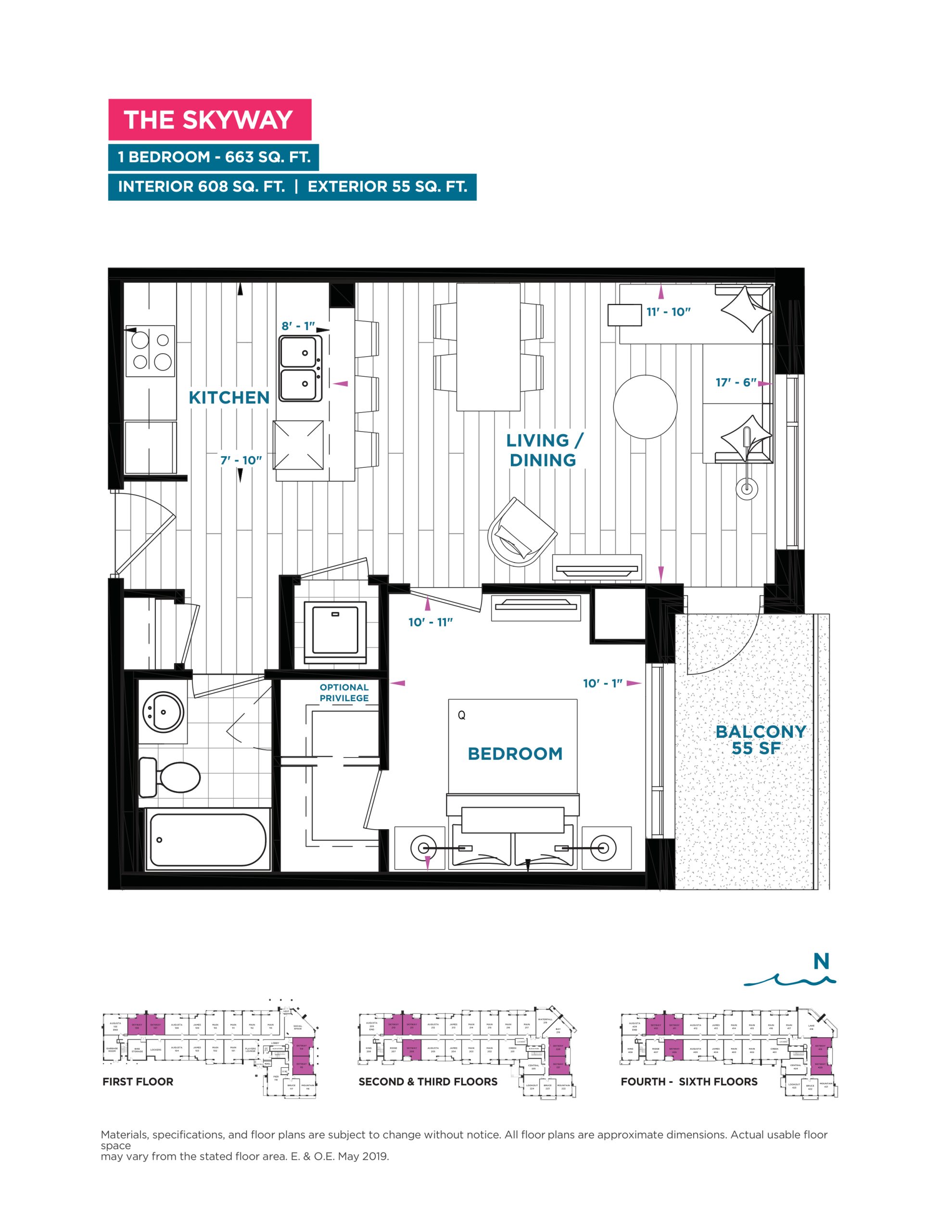 The Skyway floor plan