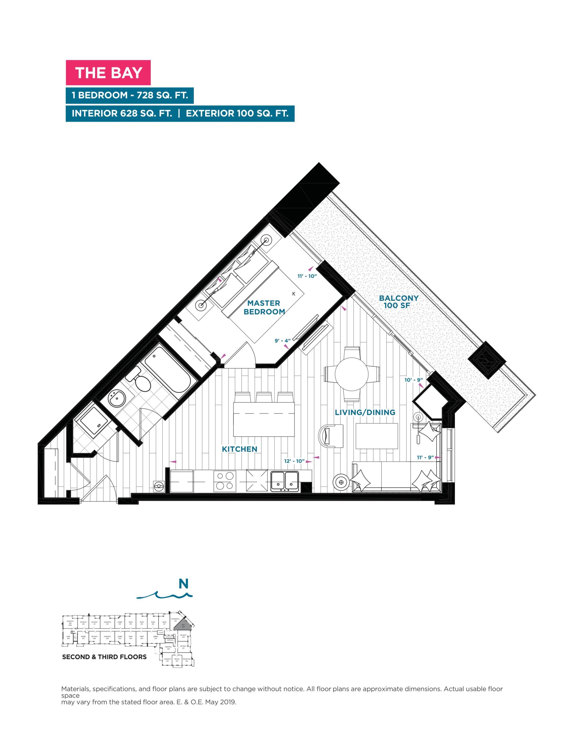 The Bay floor plan