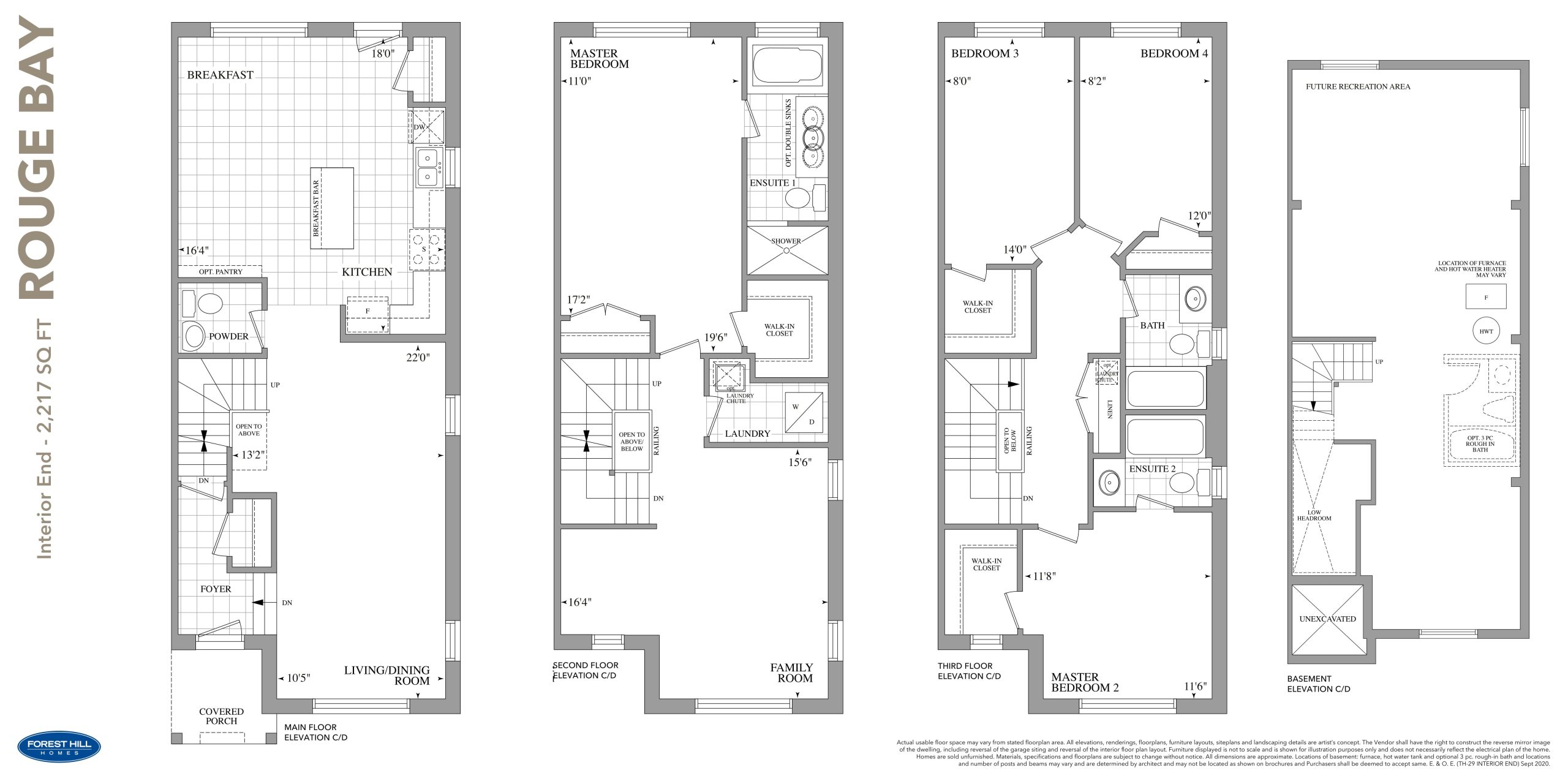 Rouge Bay floor plan