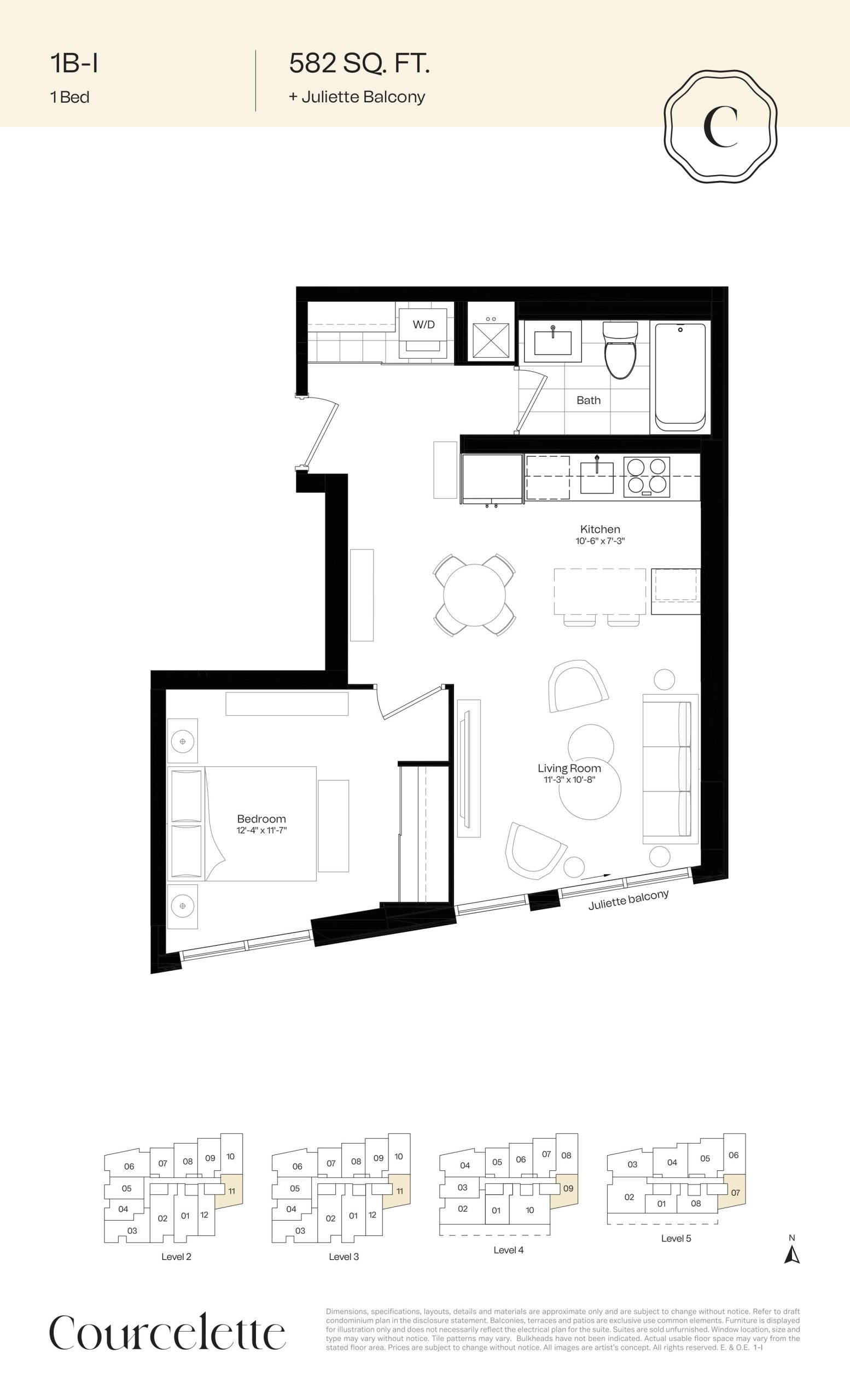 1B-I floor plan