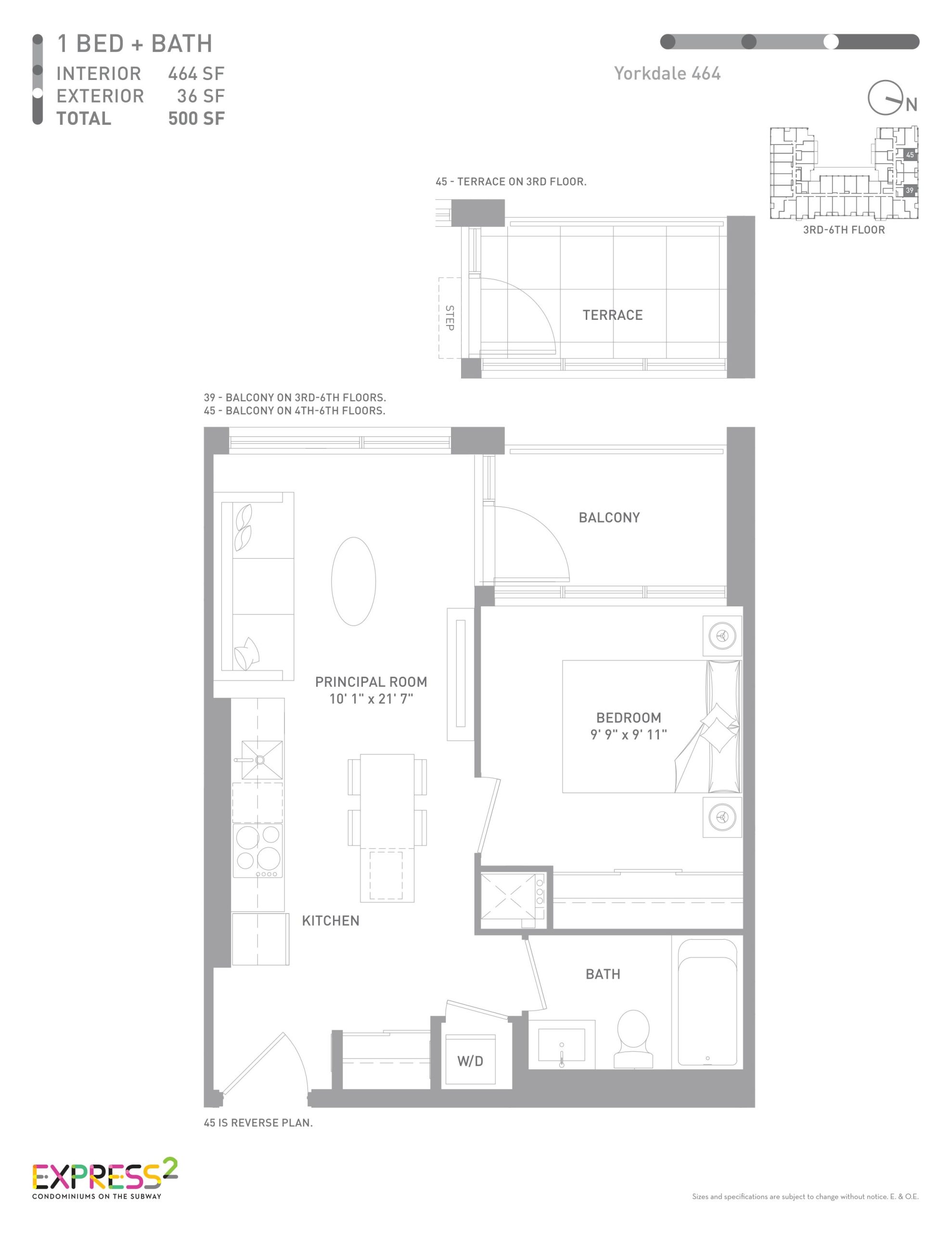 Yorkdale 464 floor plan
