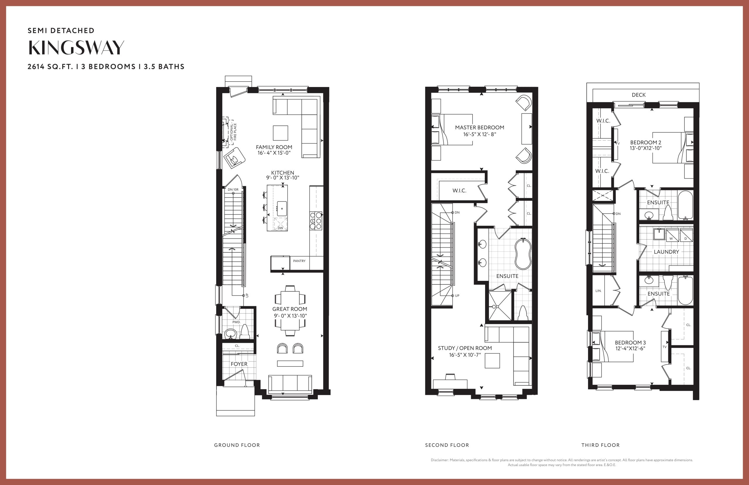 Kingsway floor plan