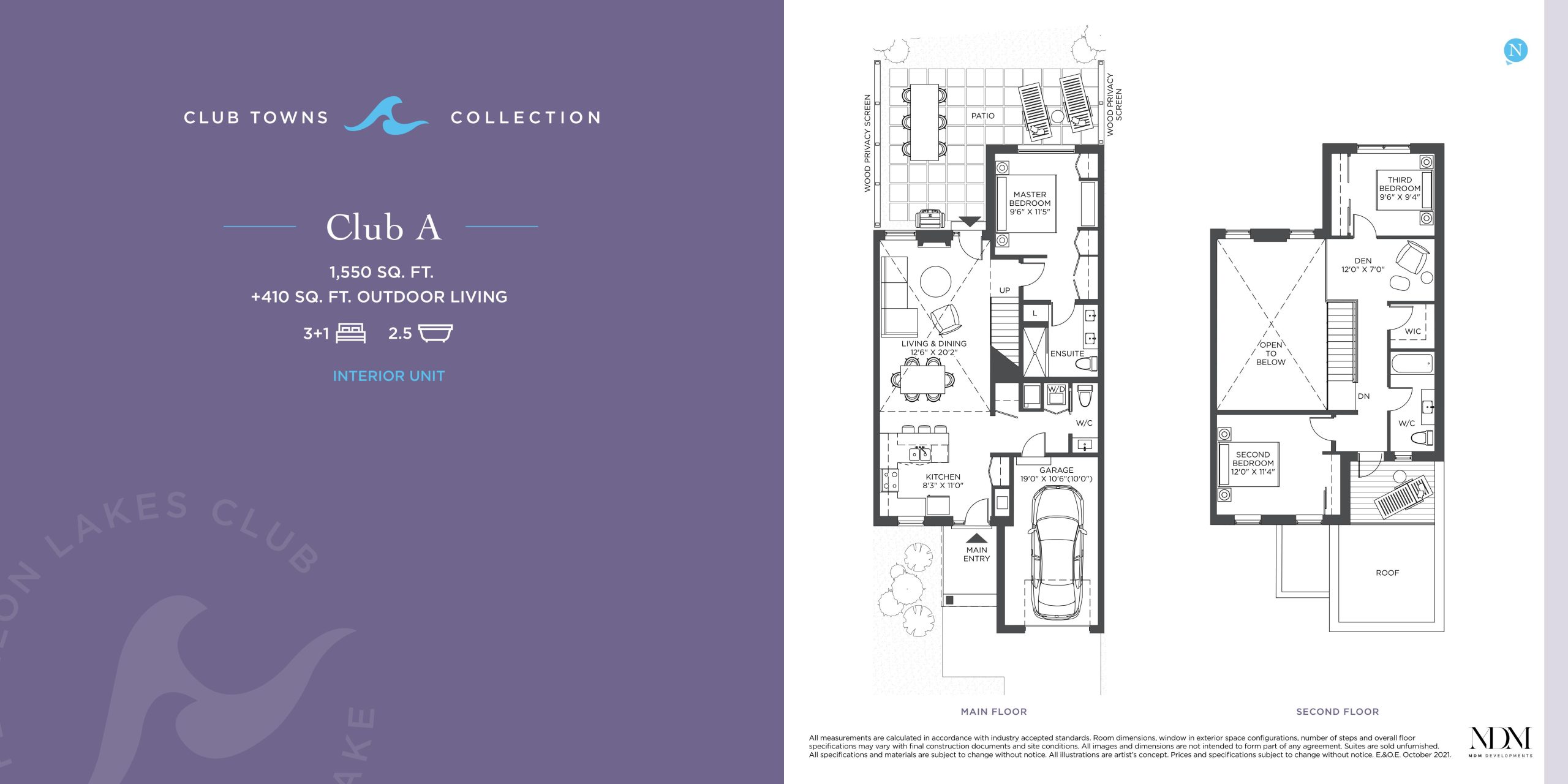 Club A floor plan