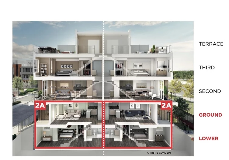 Glenway Urban Towns Phase 2 in Newmarket — rendering 4