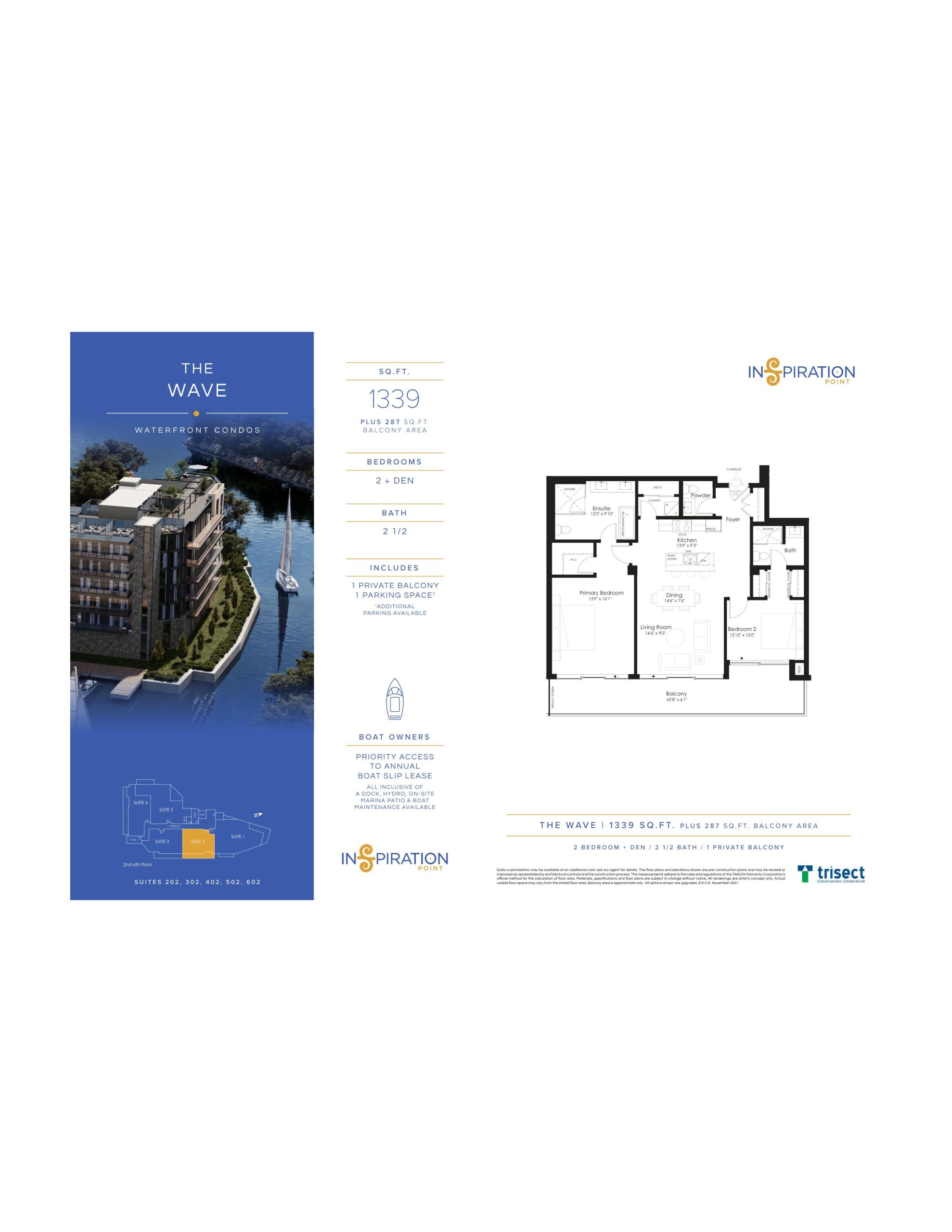 The Wave floor plan
