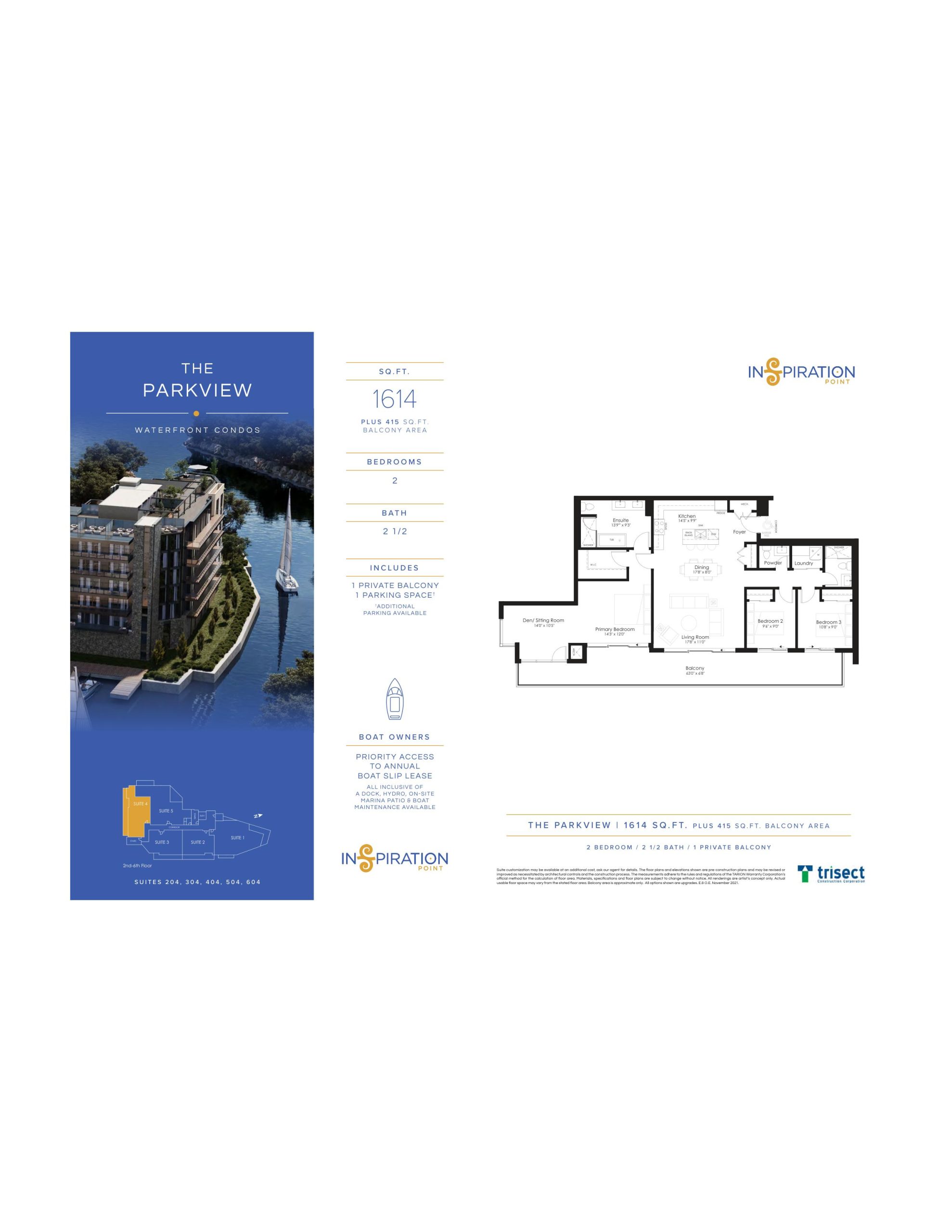 The Parkview floor plan
