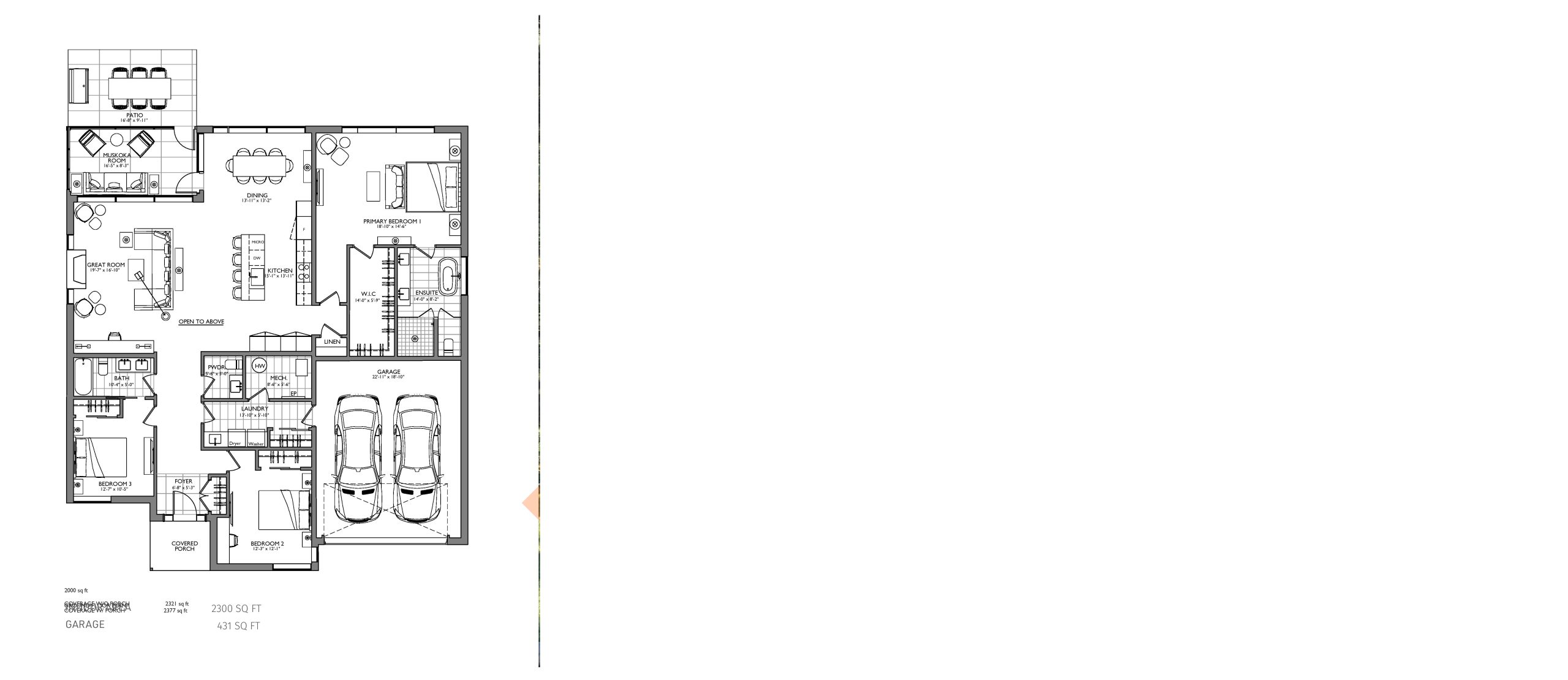 Model M1 floor plan