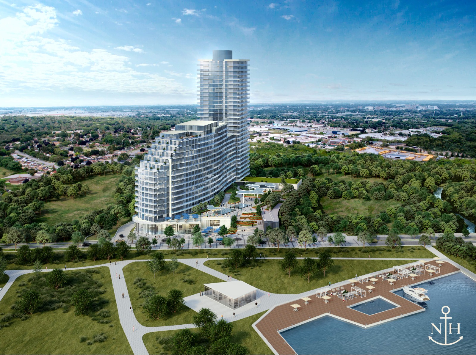 Nahid Harbour in Oshawa — rendering 4