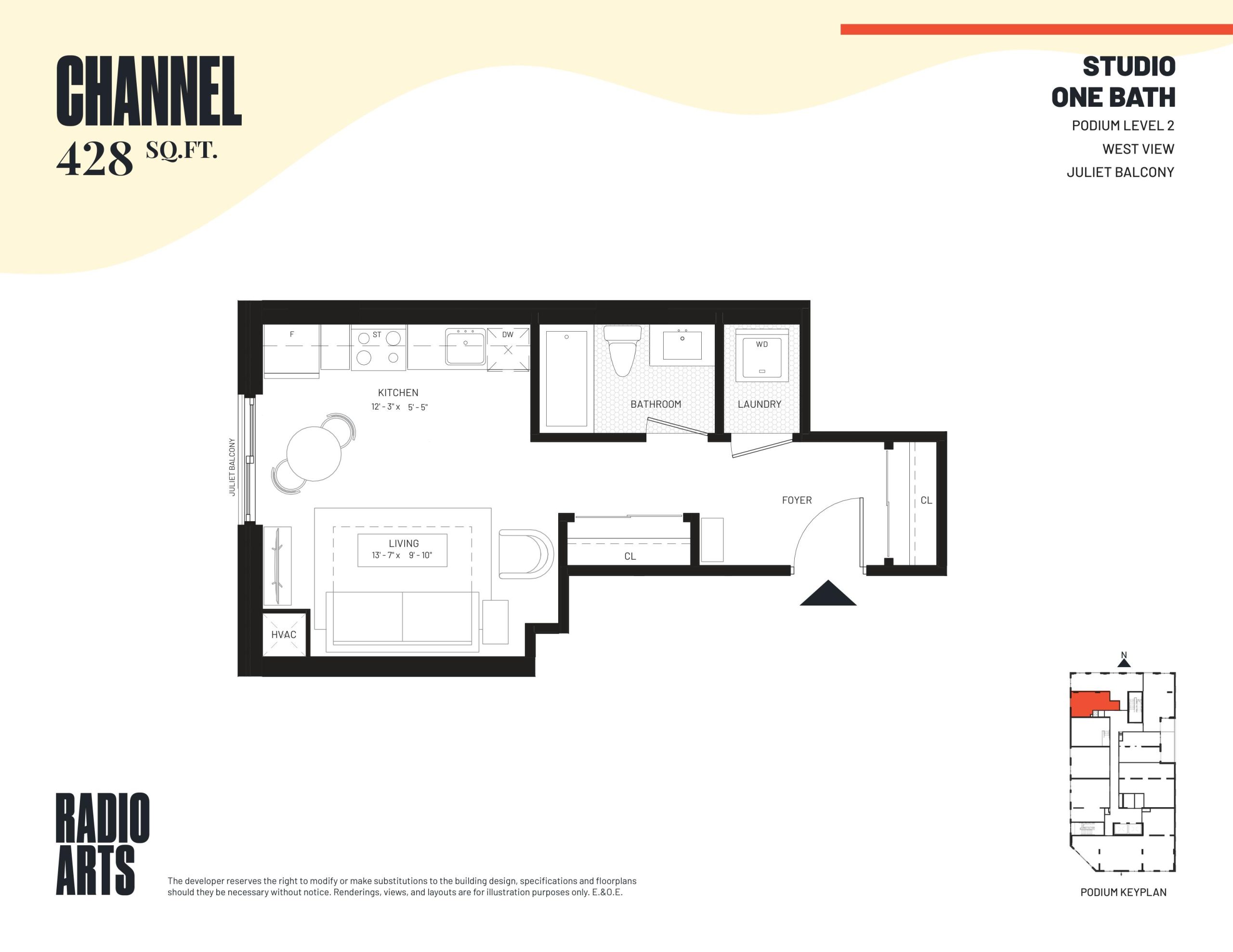 Channel floor plan