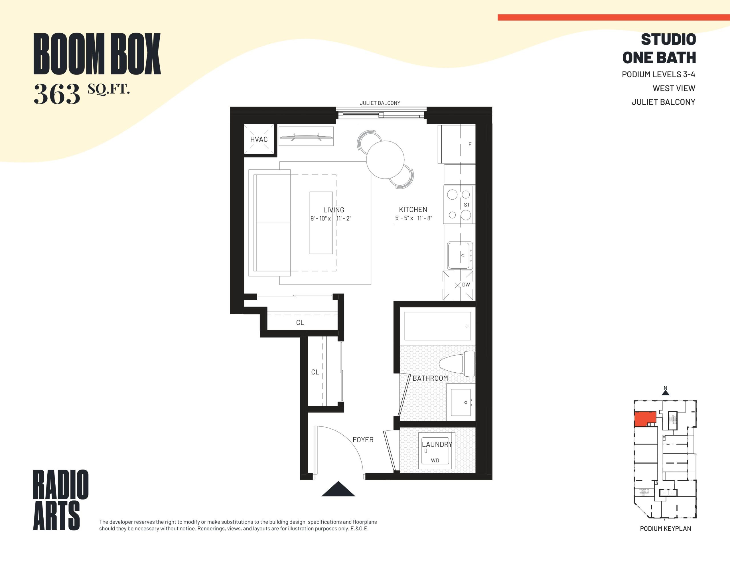 Boom Box floor plan