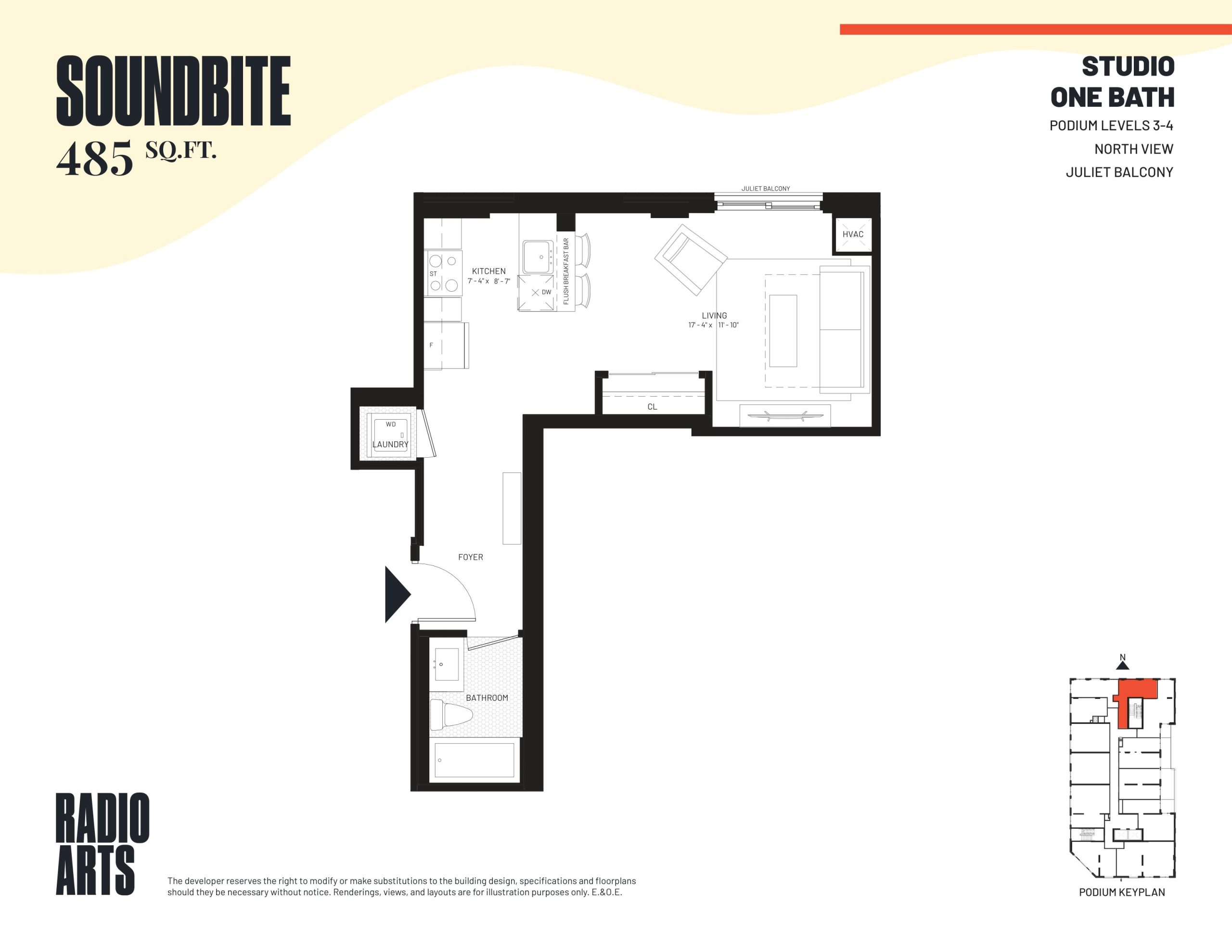 Soundbite floor plan