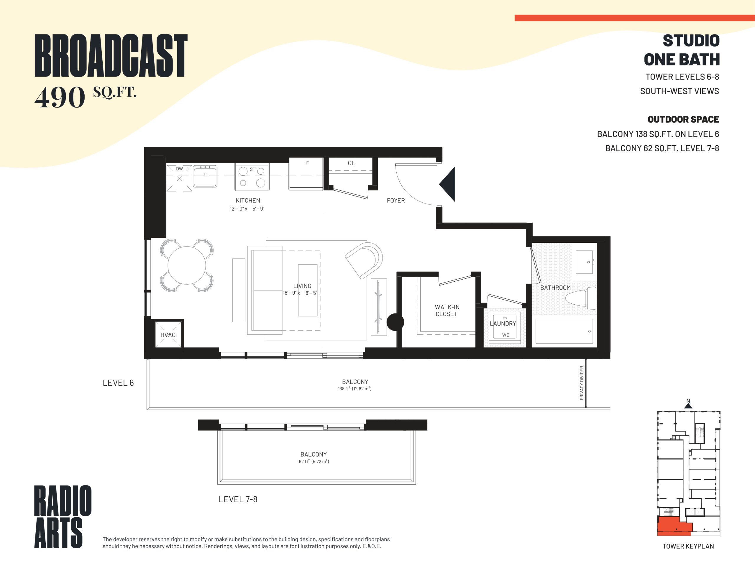 Broadcast floor plan