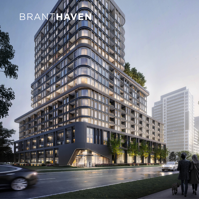 The Greenwich Condos at Oakvillage in Oakville — rendering 2