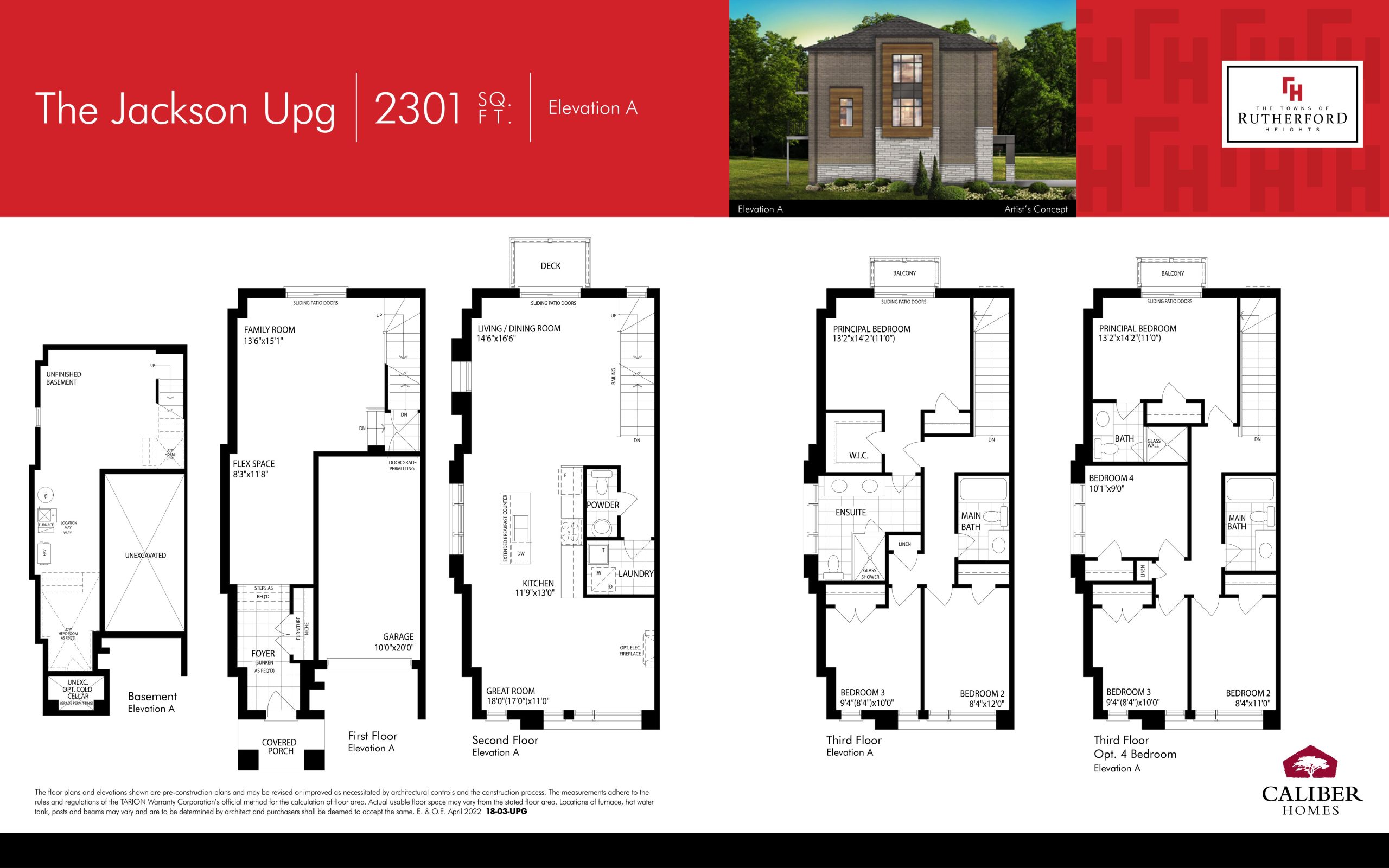 The Jackson (Upg) Elev. A floor plan